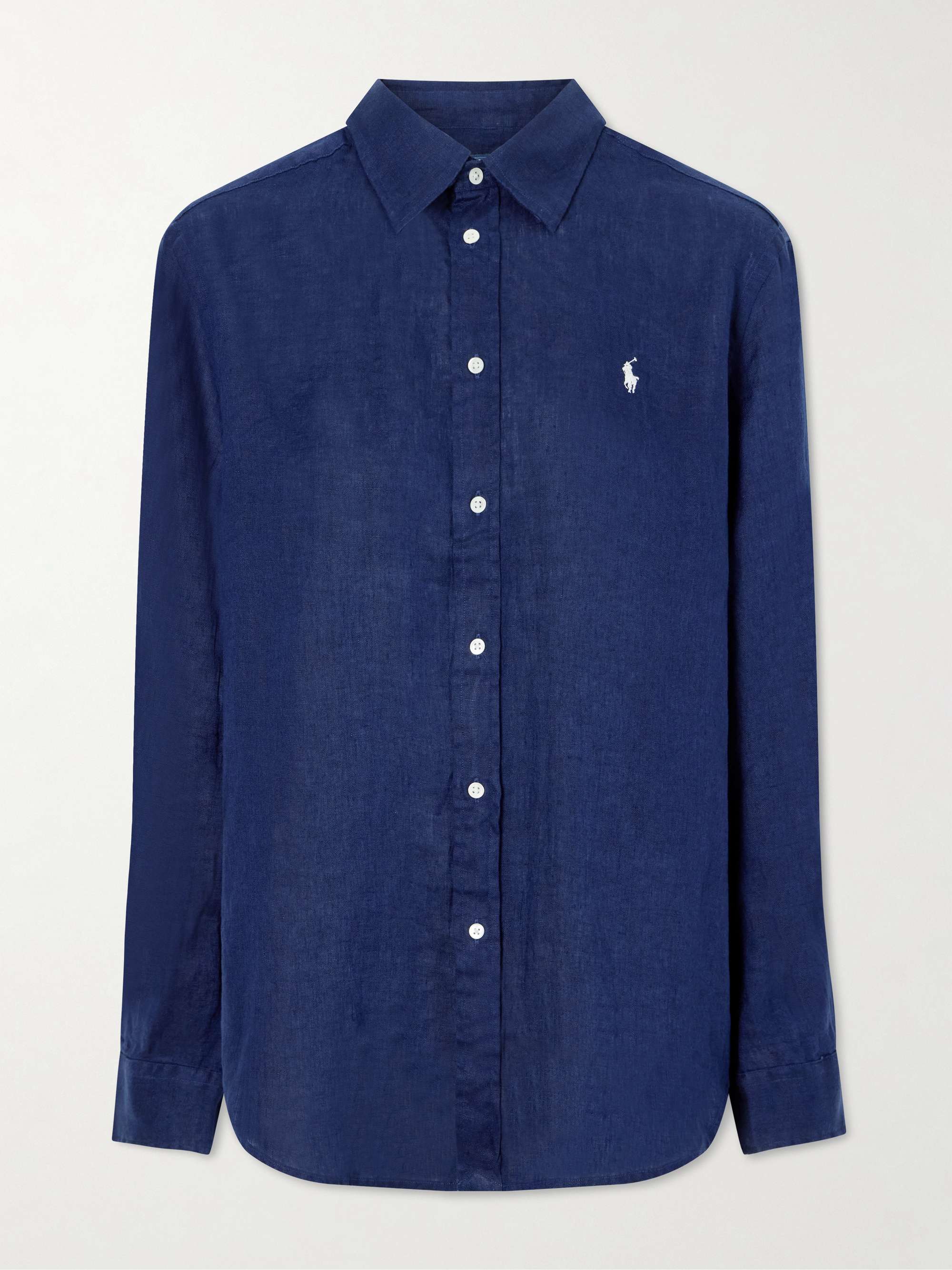 Embroidered Linen Shirt