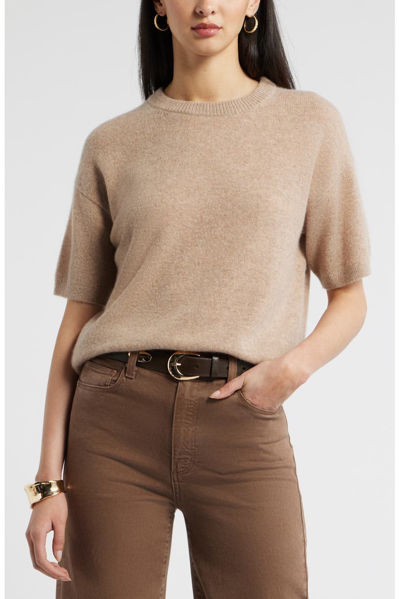 Short Sleeve Cashmere Sweater