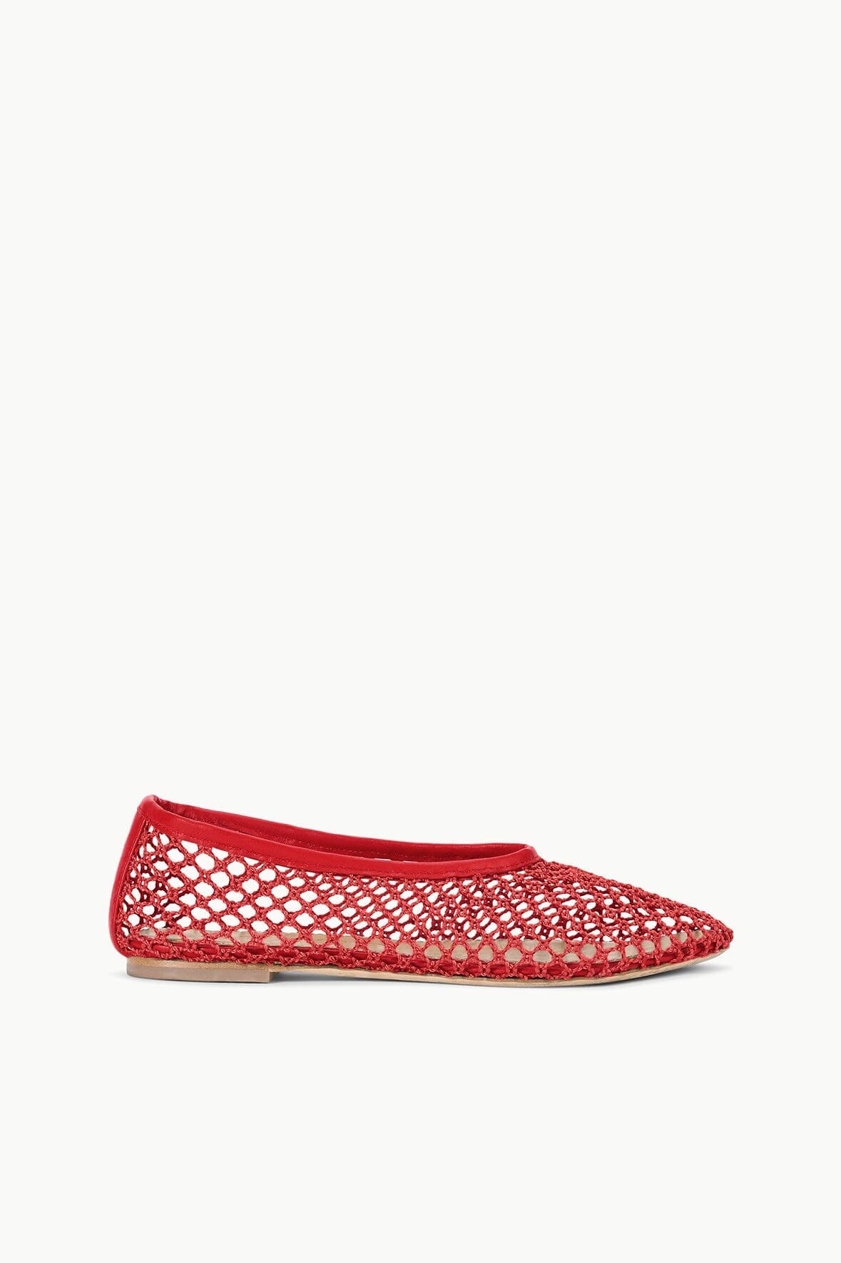 Alba Ballet Flat | Red Netting Red - Size 35