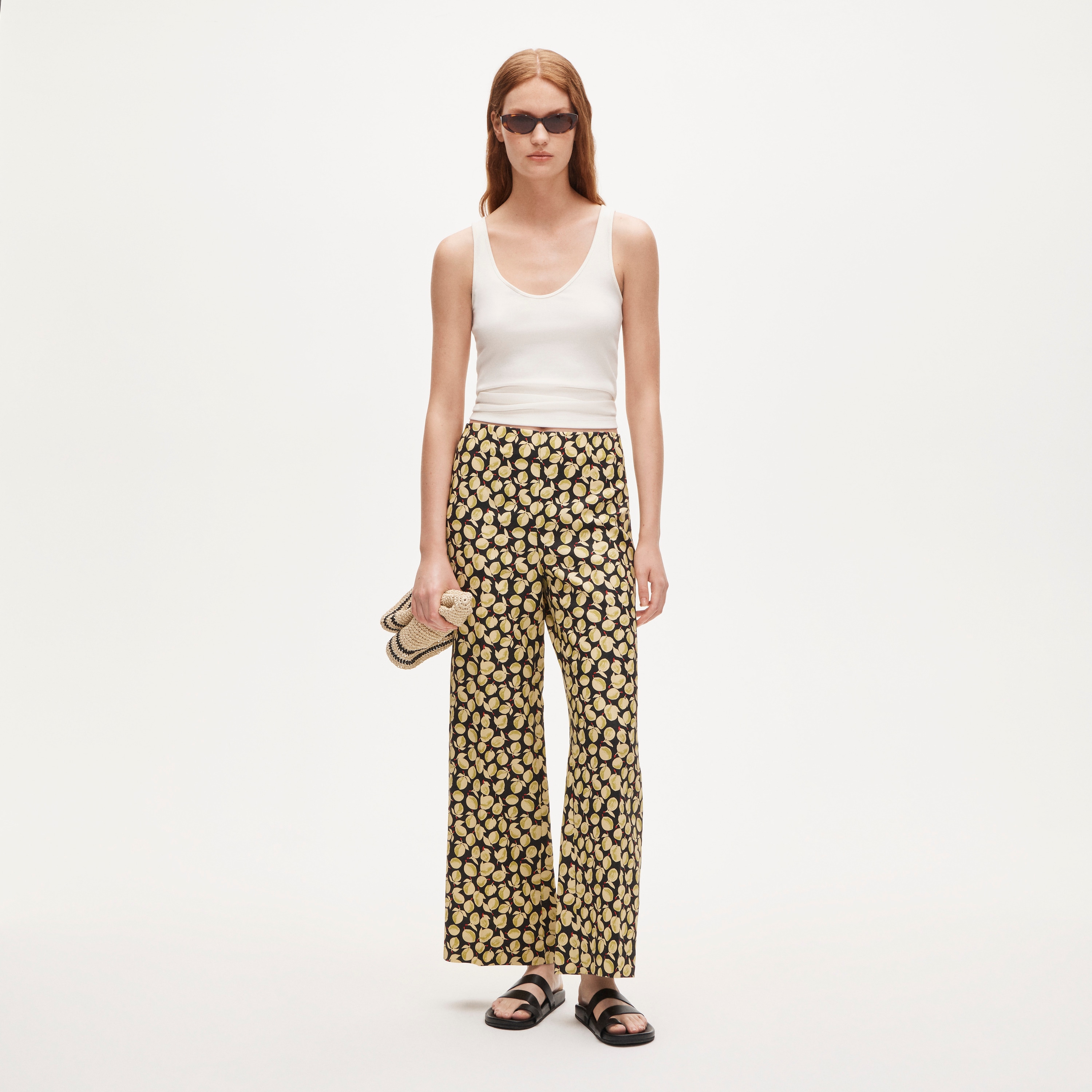 Rori Pant in Lemon Print