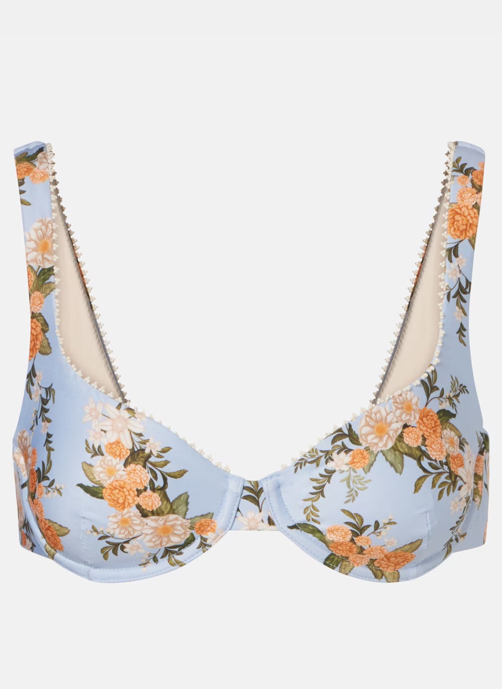Agua by Agua Bendita, Hacienda Floral Bikini Top