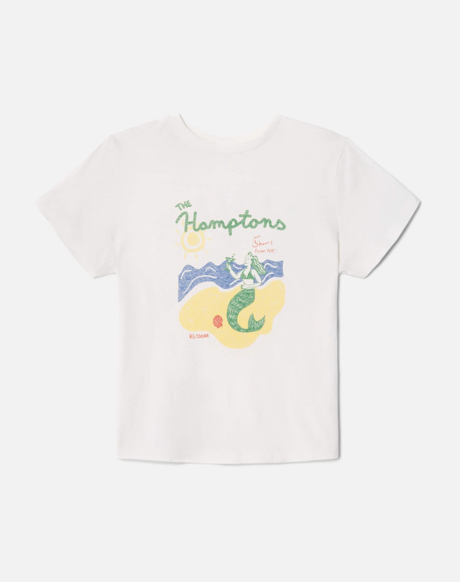 Re/Done, Classic Tee Hamptons Mermaid
