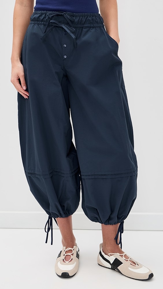 Frida Balloon Pants - Navy