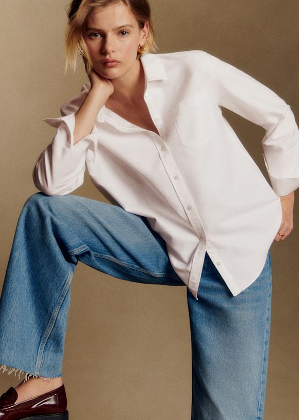 Tomboy Shirt - White - Organic Cotton - S&eacute;zane