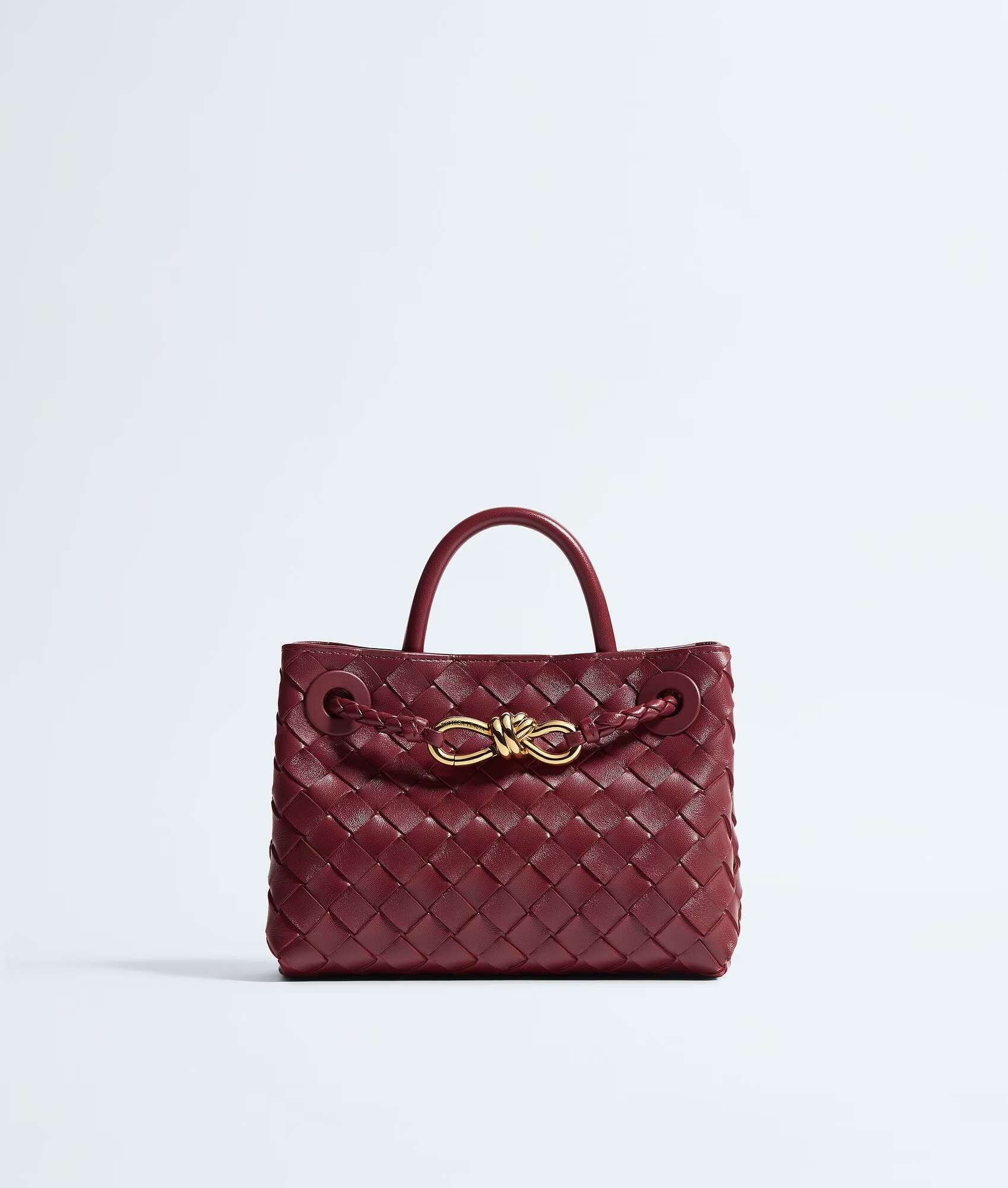 Bottega Veneta, Mini Andiamo in Lava Red
