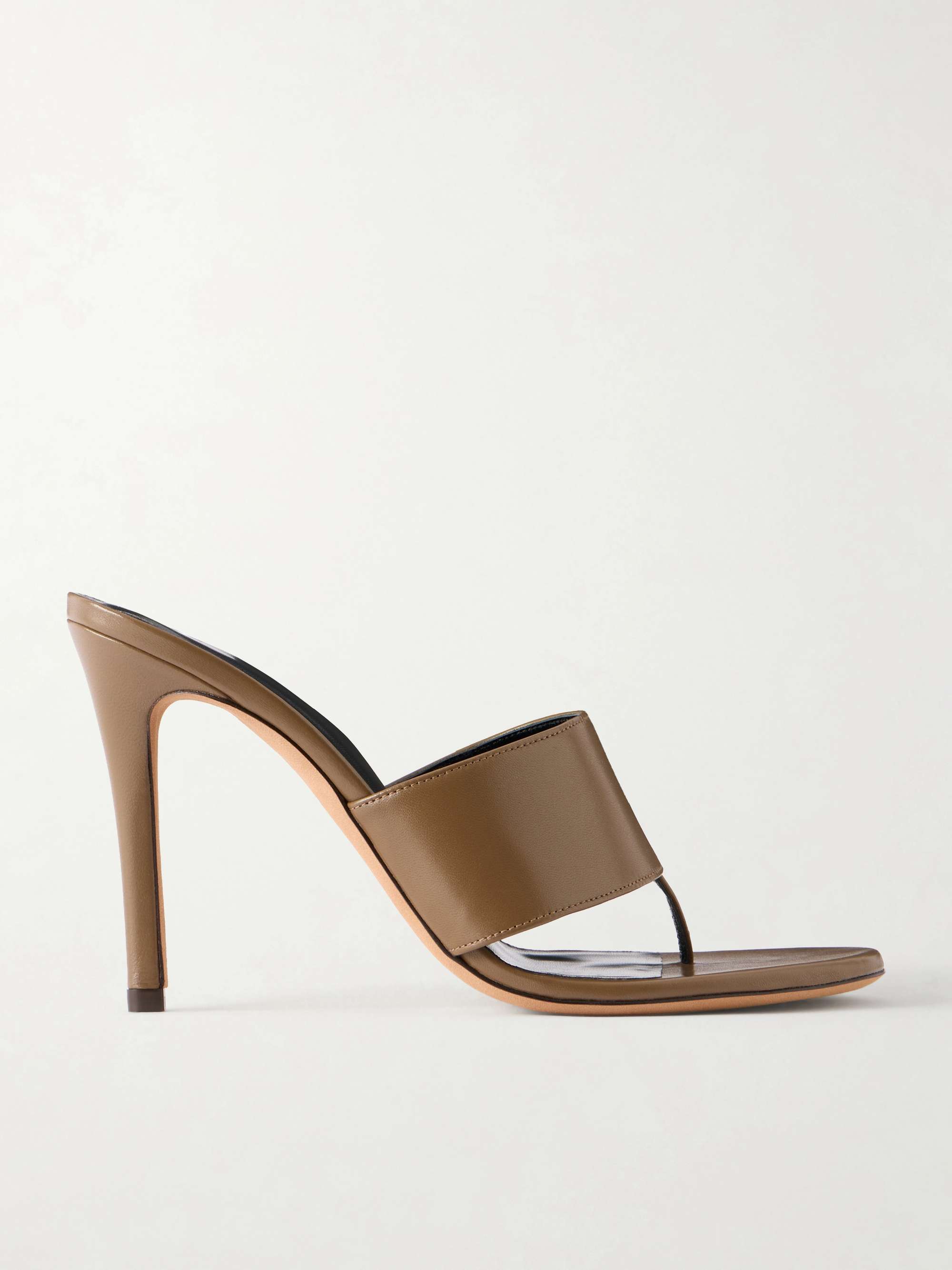 Snug Leather Thong Sandals