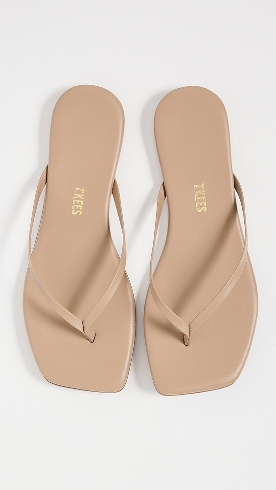 Square Toe Lily Flip Flops - Cocobutter