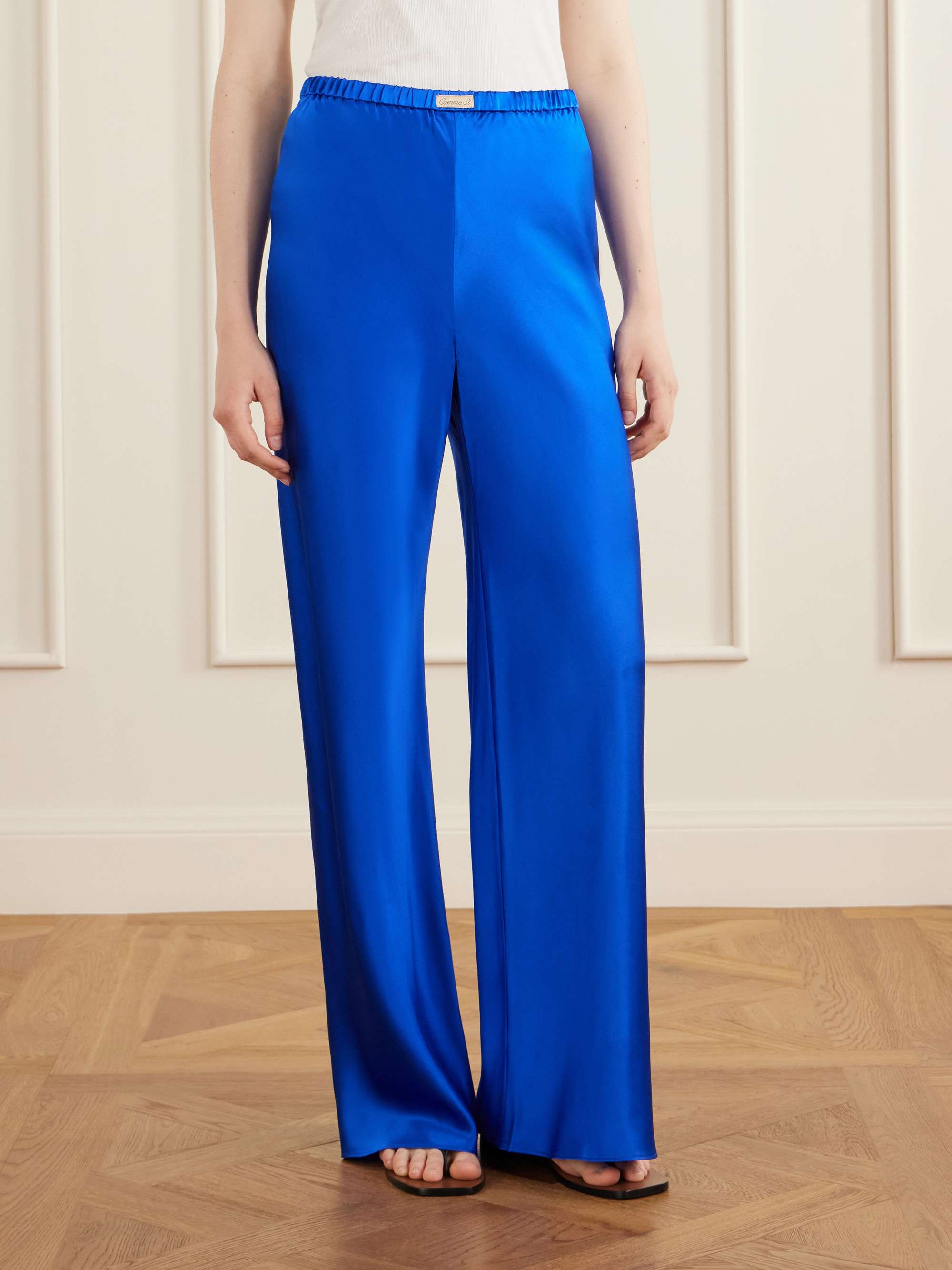 Silk-Bias Pants