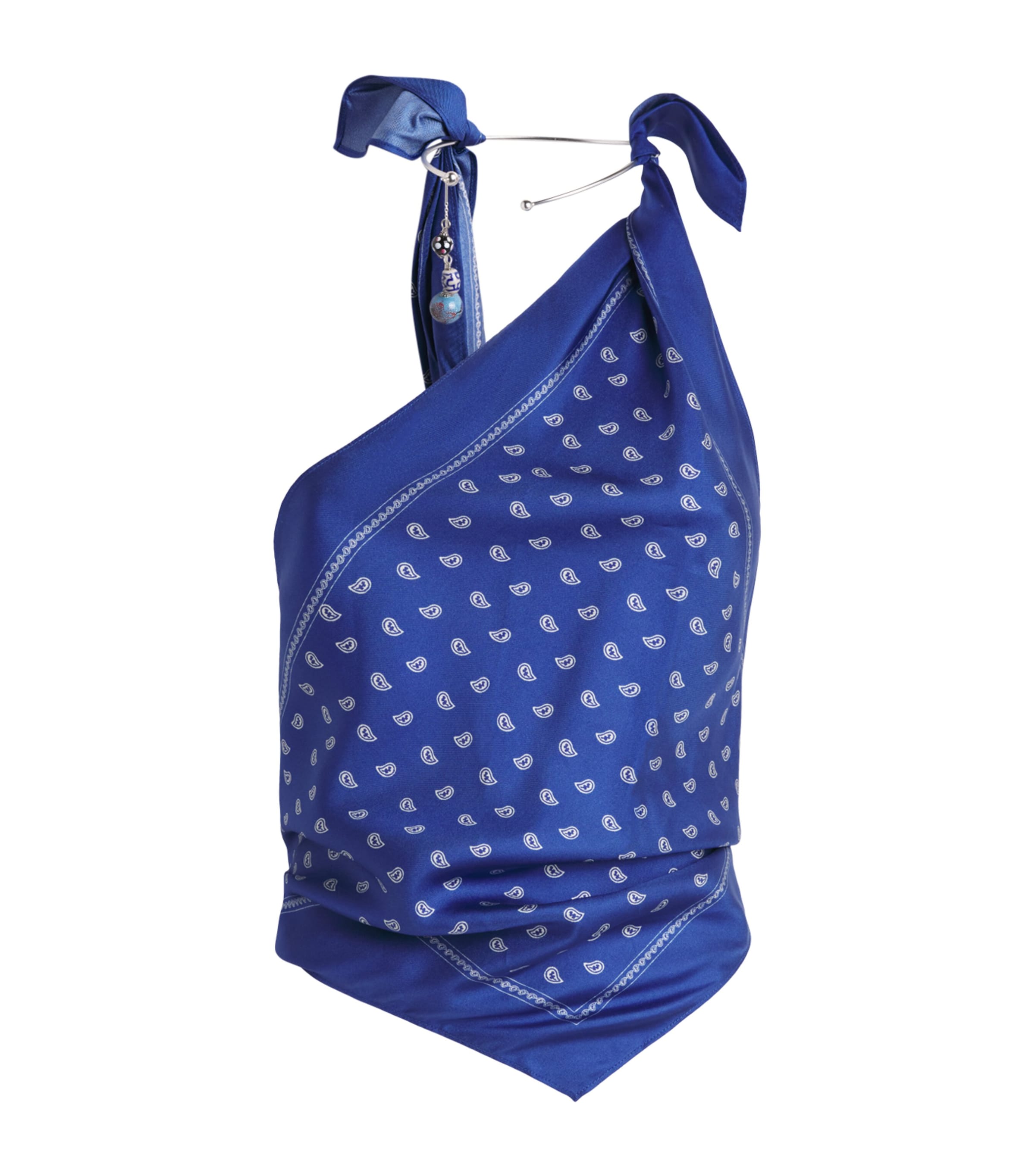 Christopher Esber Silk Bandana Tie Top