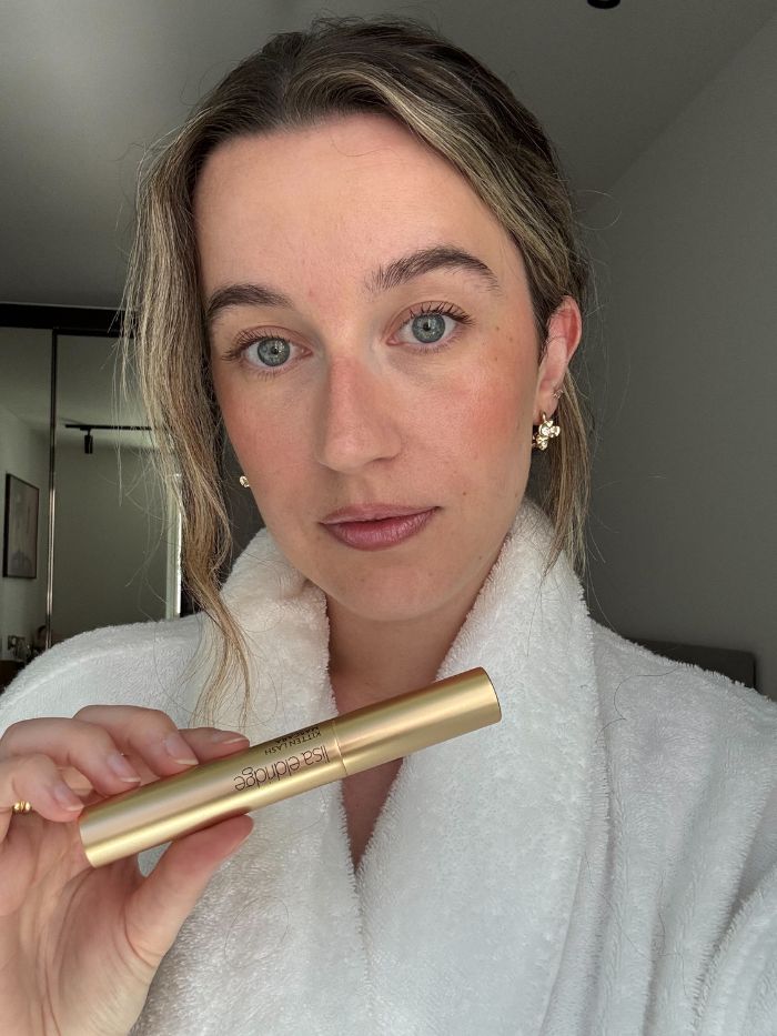 Deputy beauty editor Grace Lindsay testing the Lisa Eldridge Kitten Lash Mascara