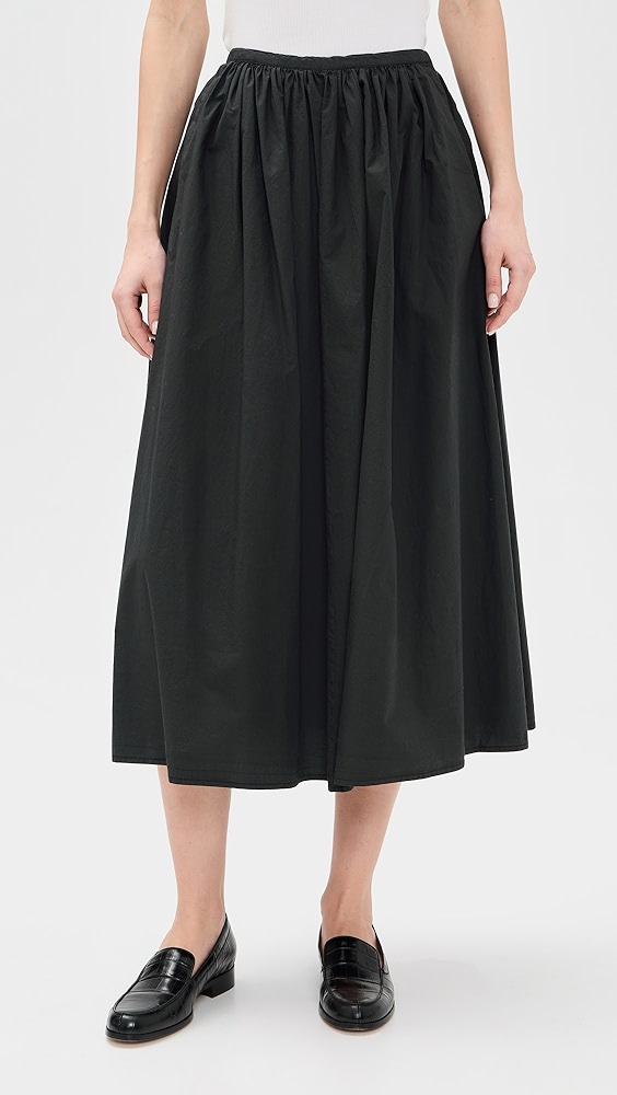 Sarah Skirt in Cotton - Black