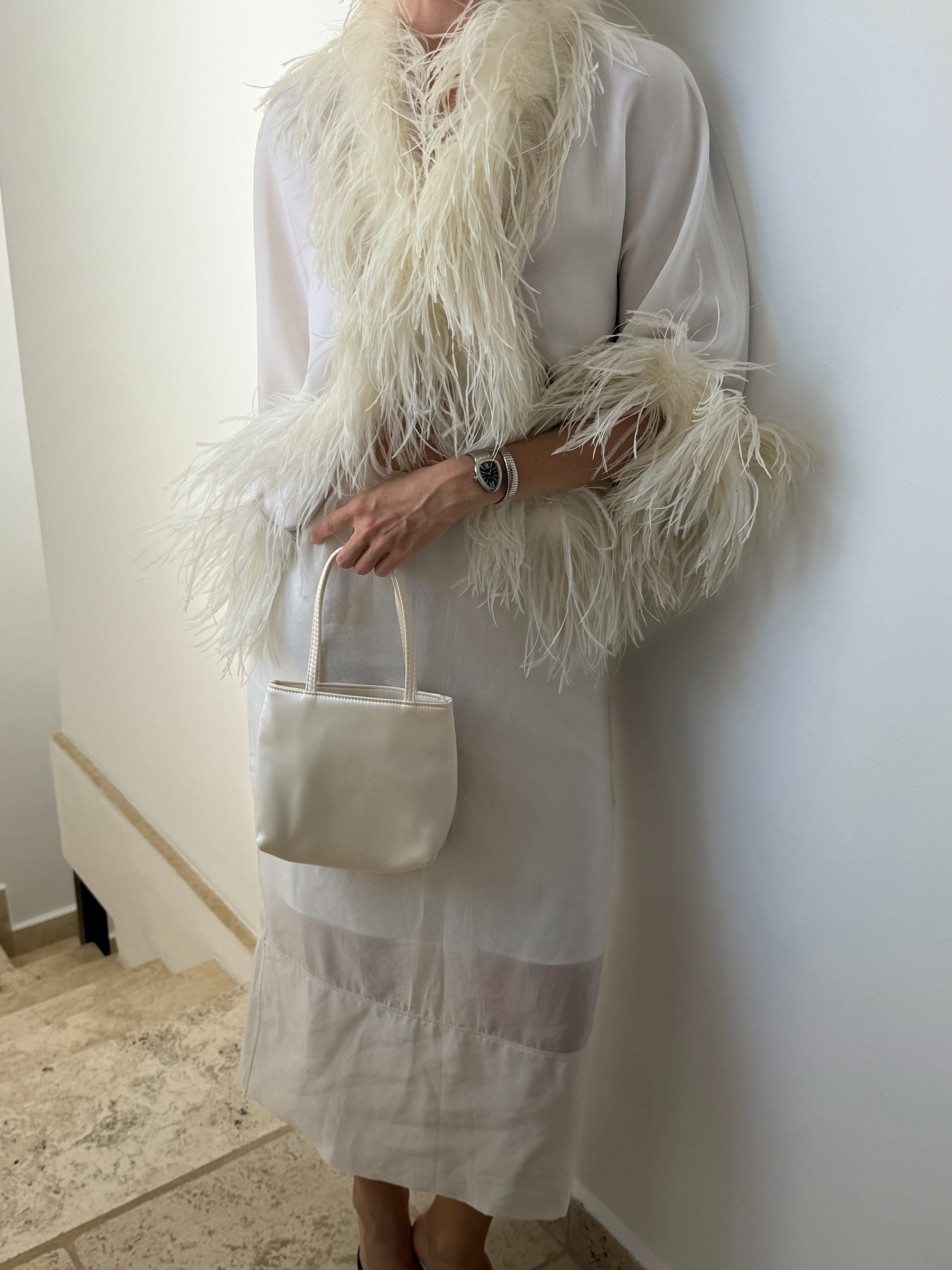 Josefine in white outfit