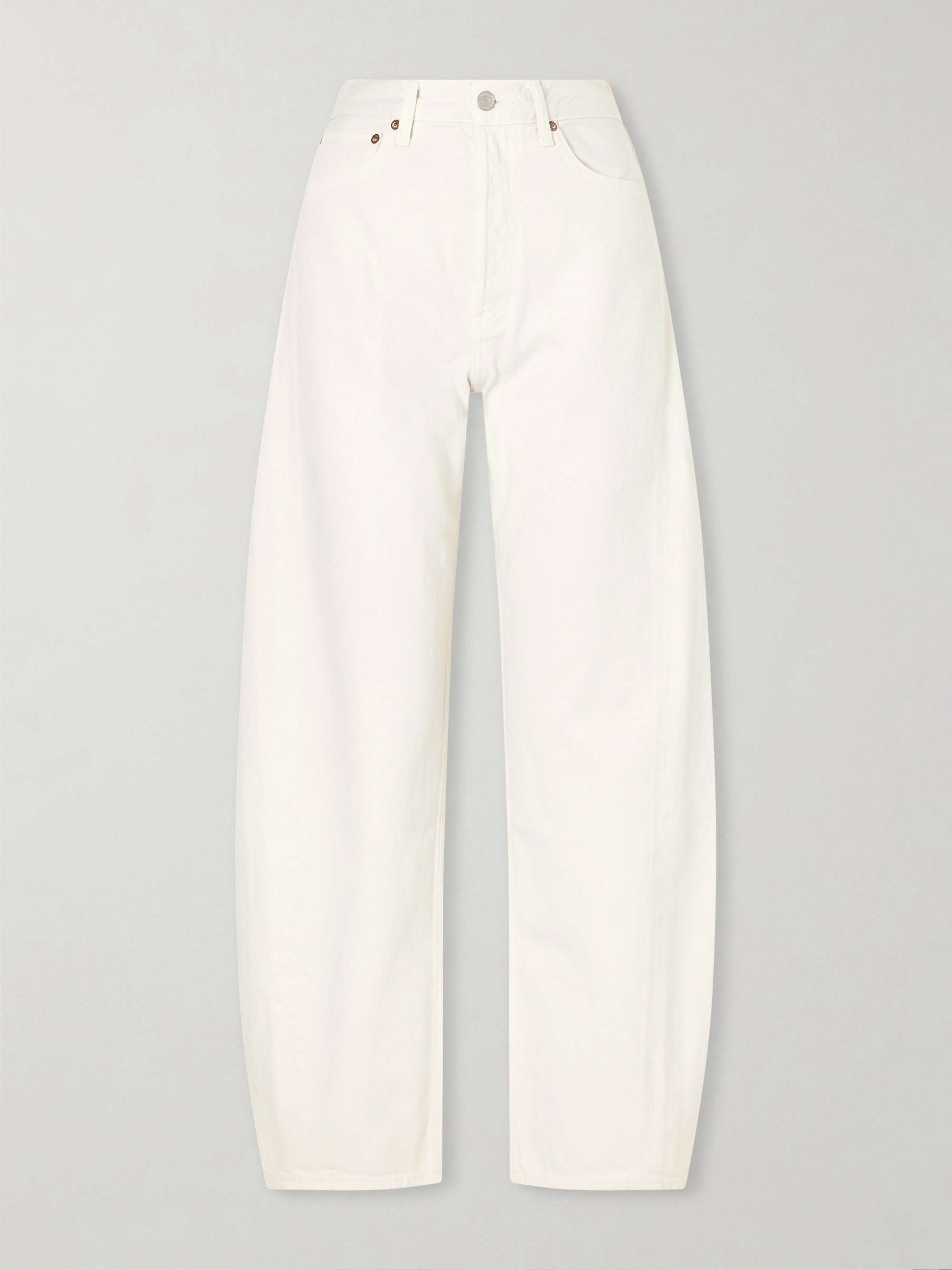Luna Pieced High-Waist Tapered Jeans