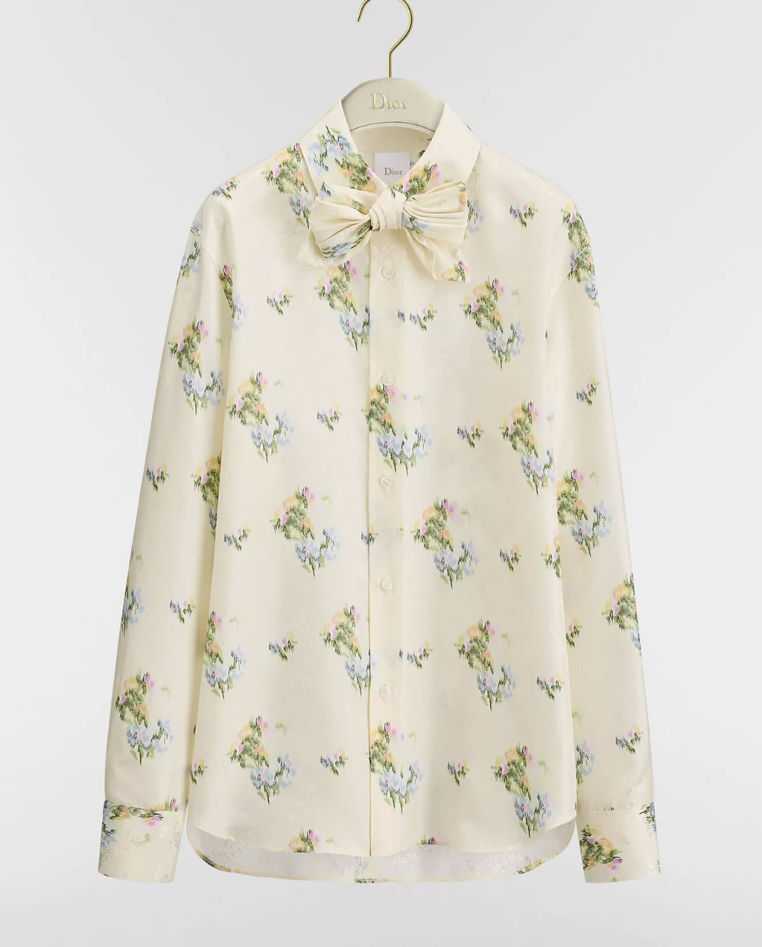 Dior, Blouse with Removable Bow Tie