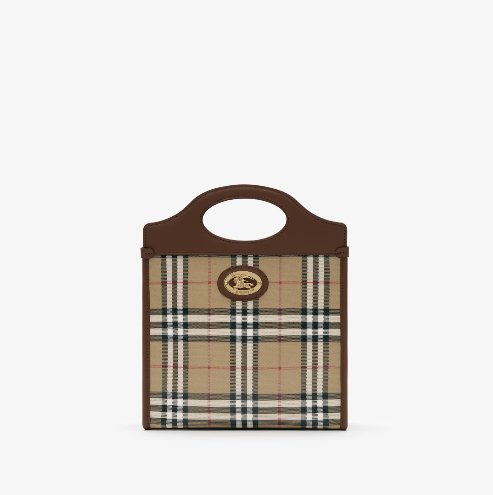 Mini Pocket Bag in Archive Beige - Women, Cotton | Burberry® Official