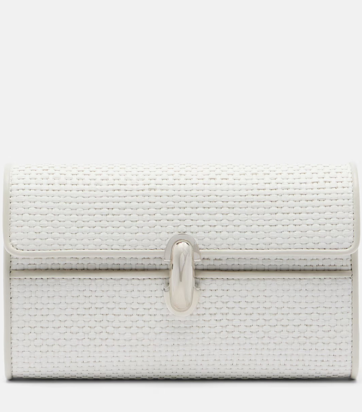 Symmetry Mini raffia crossbody bag