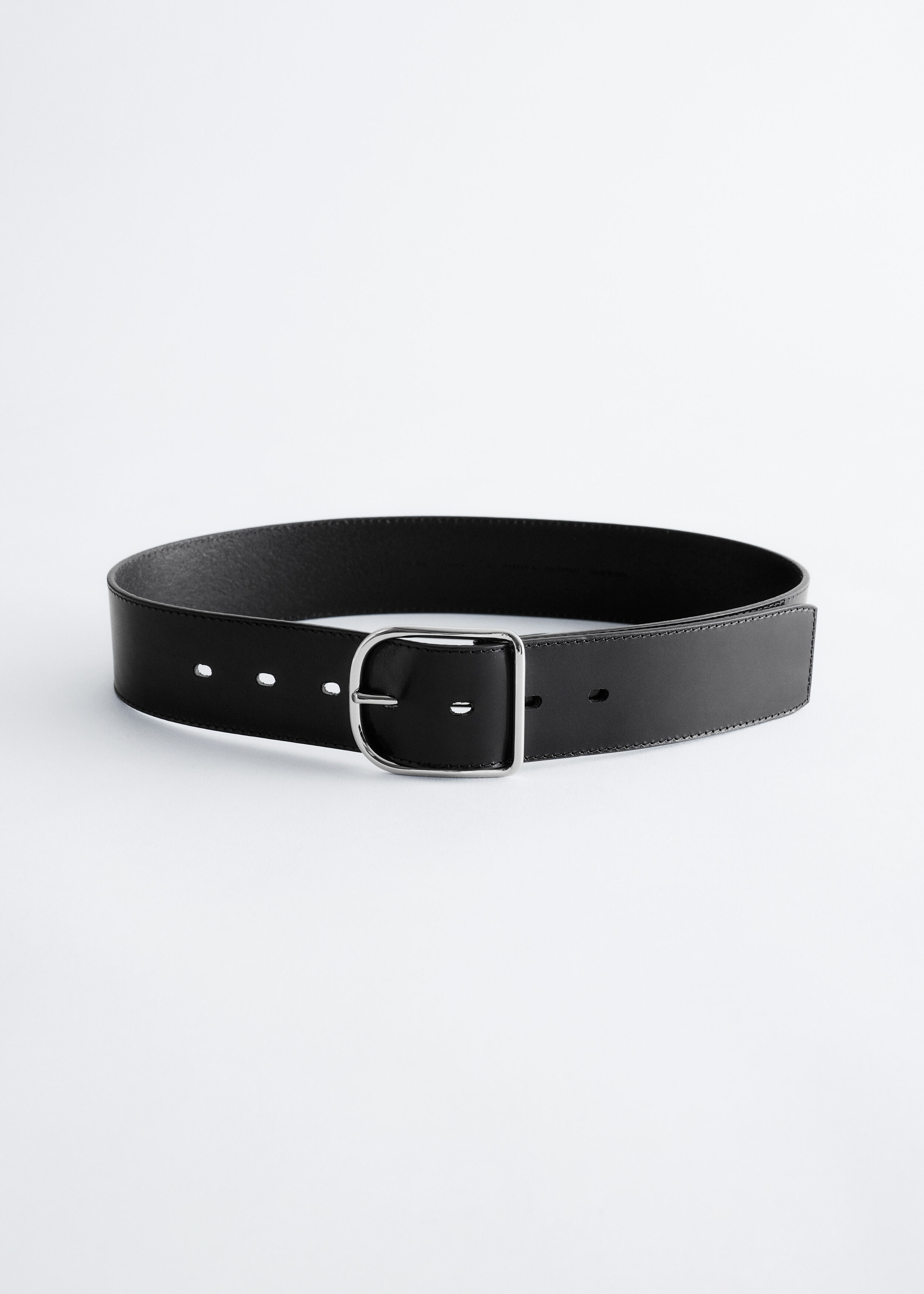 Classic Leather Belt - Black