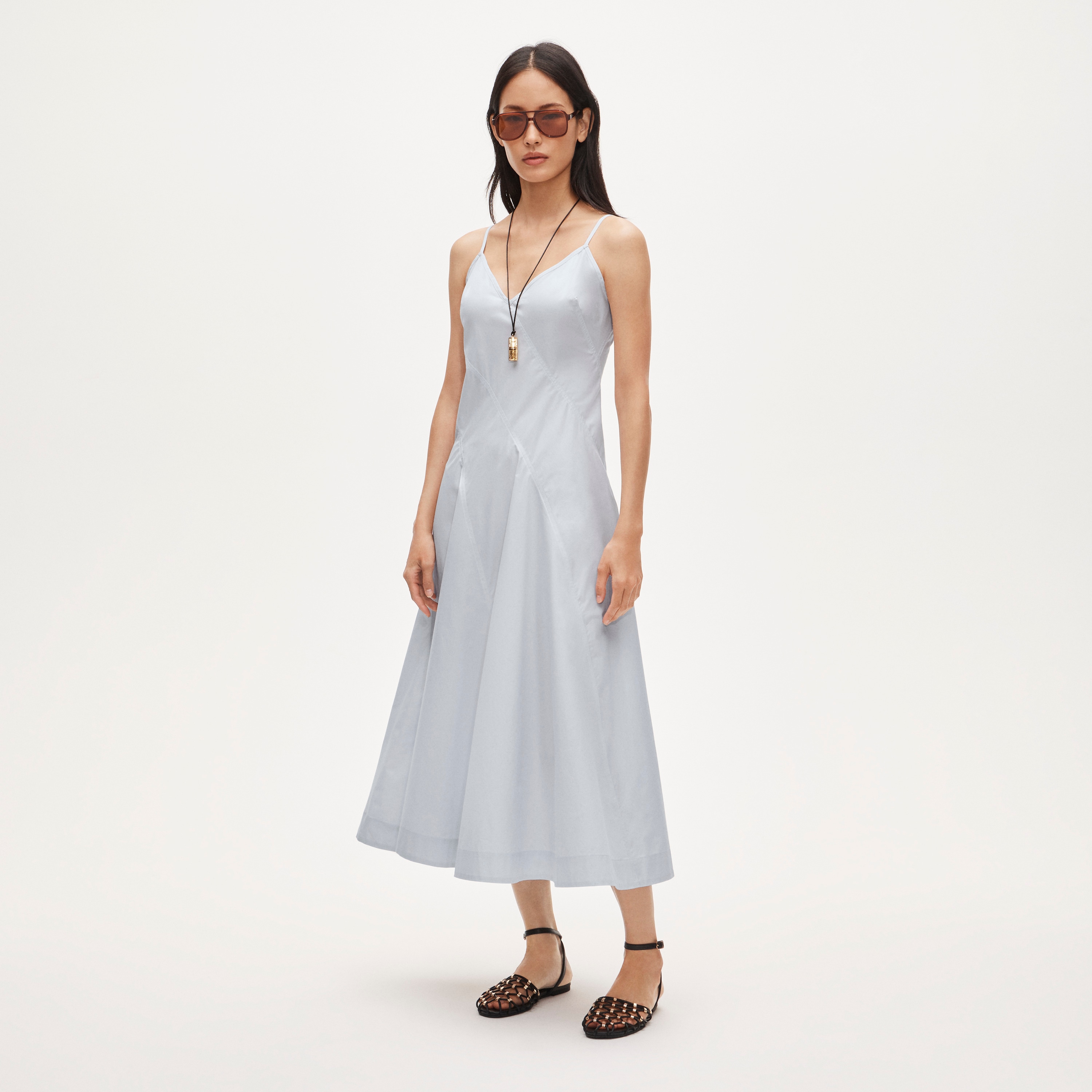J.Crew, Diagonal-Seam Dress in Blurred Floral