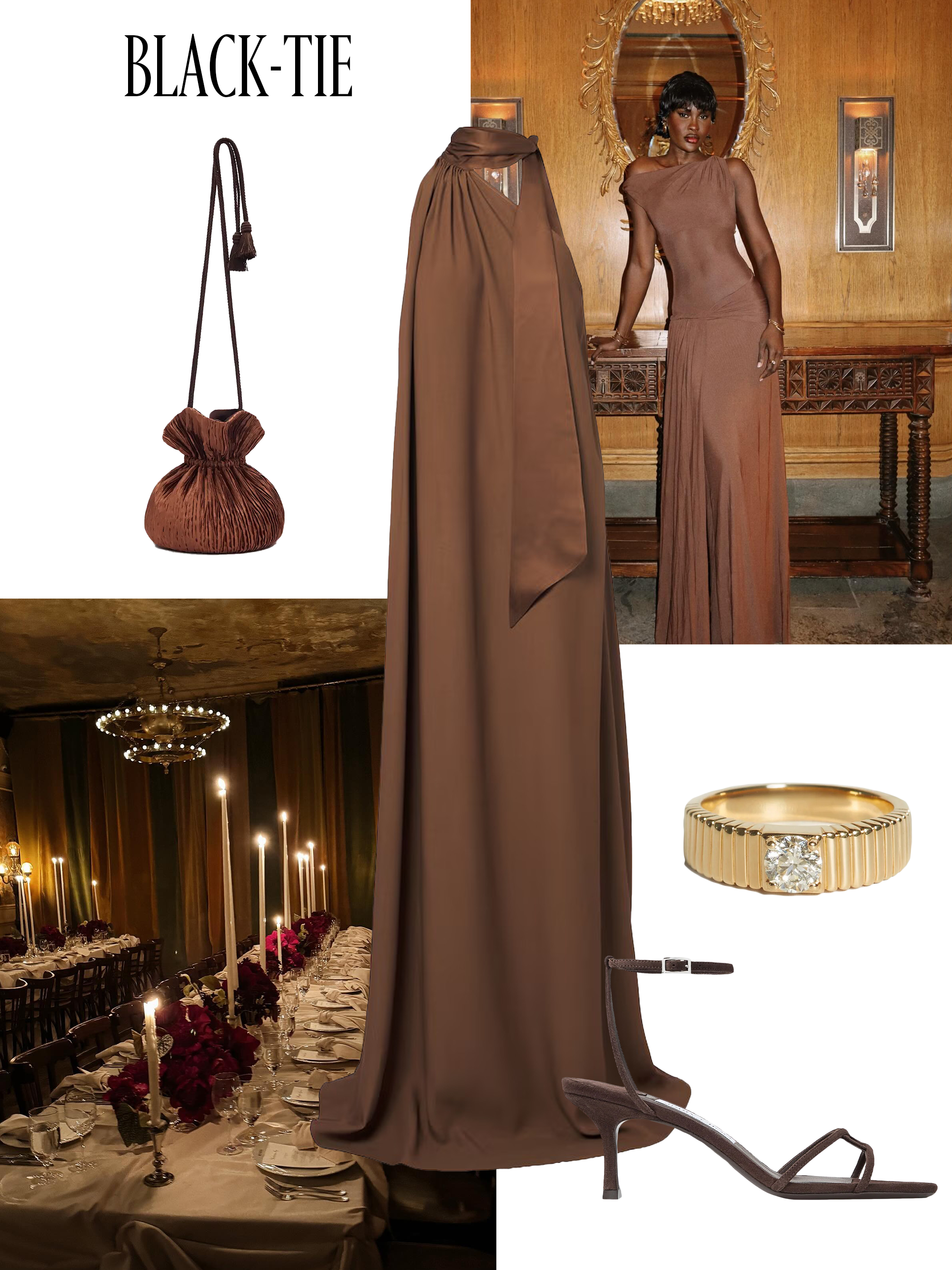 Best wedding guest dress for a black-tie wedding