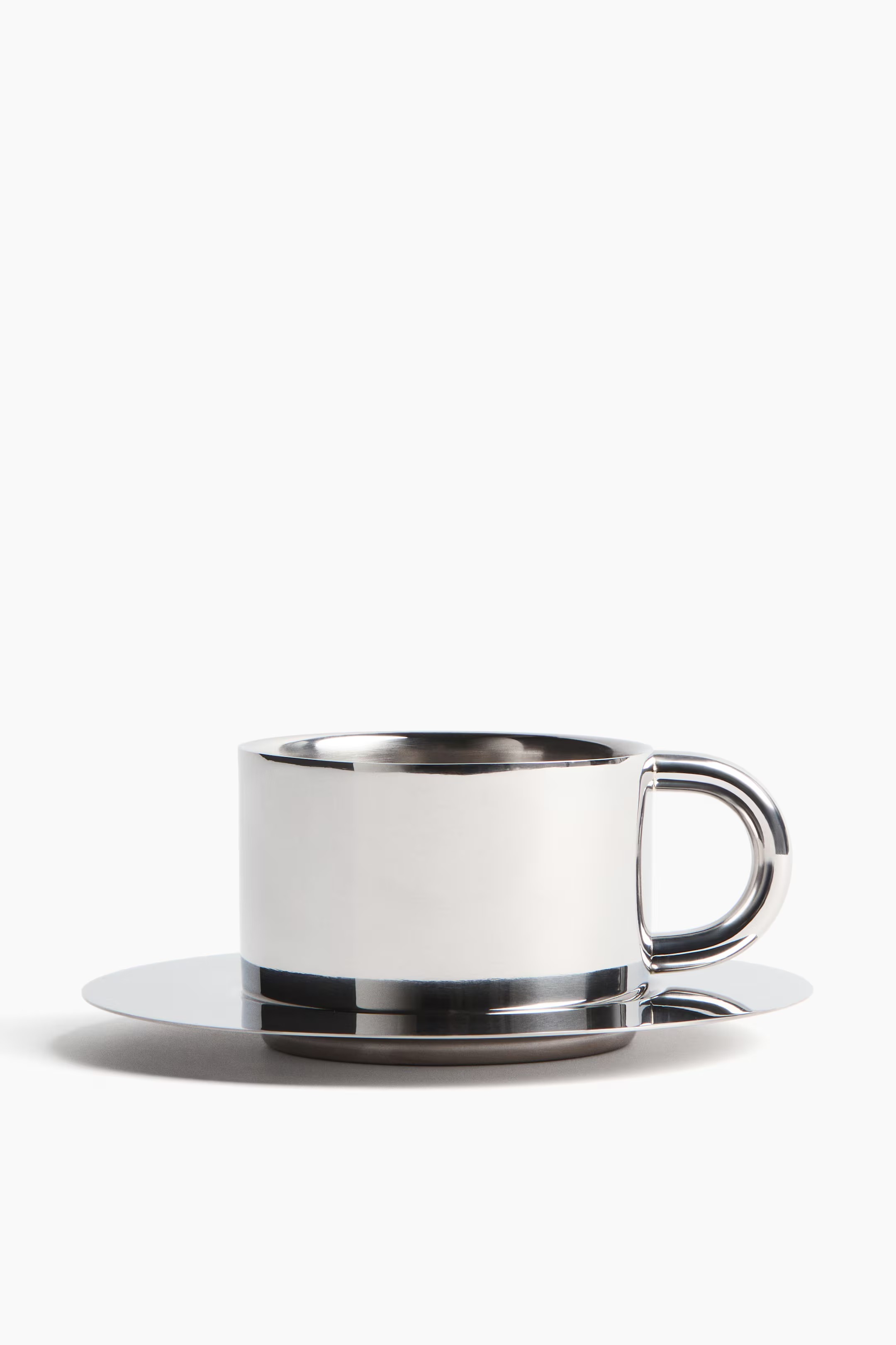 H&M, Stainless Steel Cup and Saucer