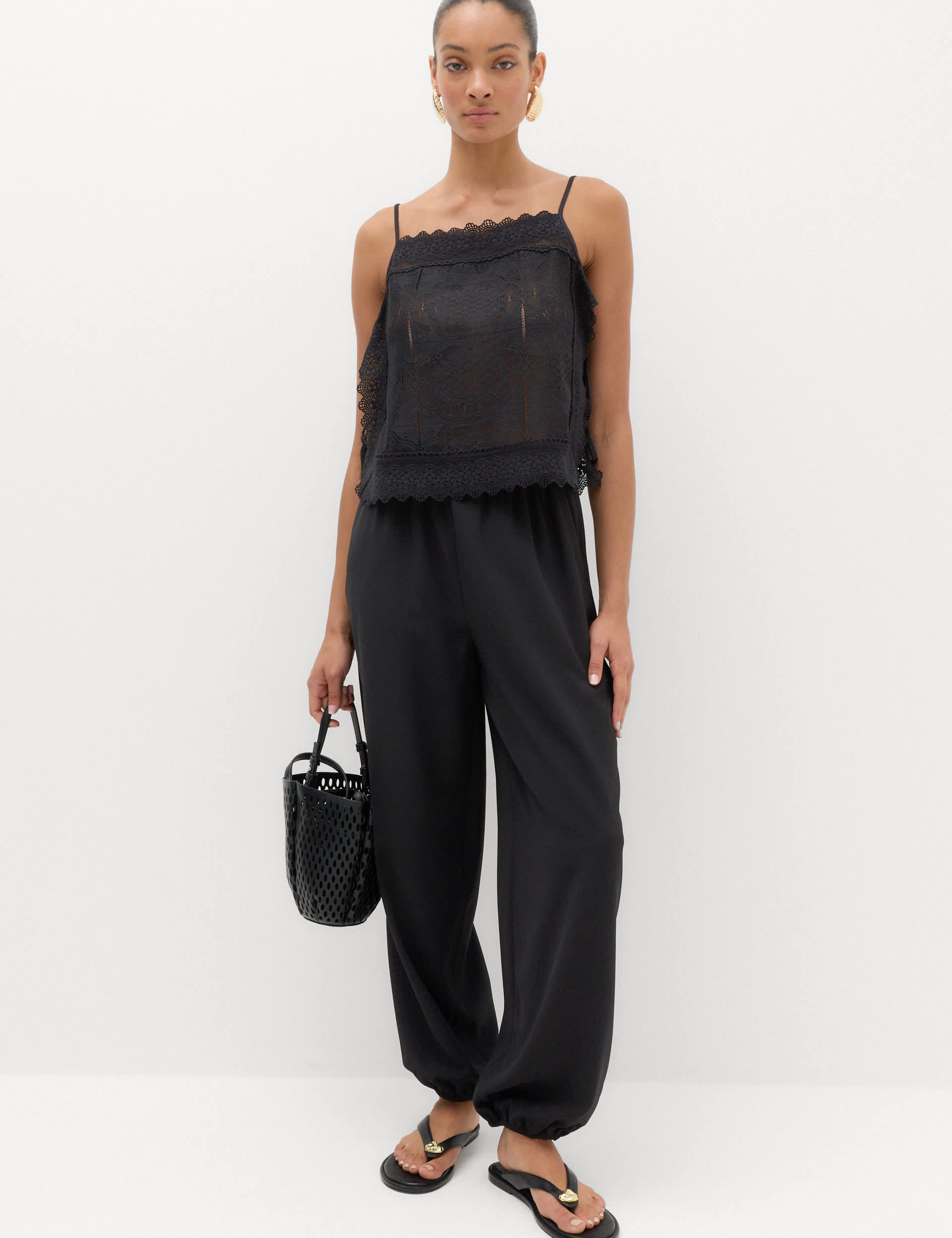 Relaxed Balloon Trousers