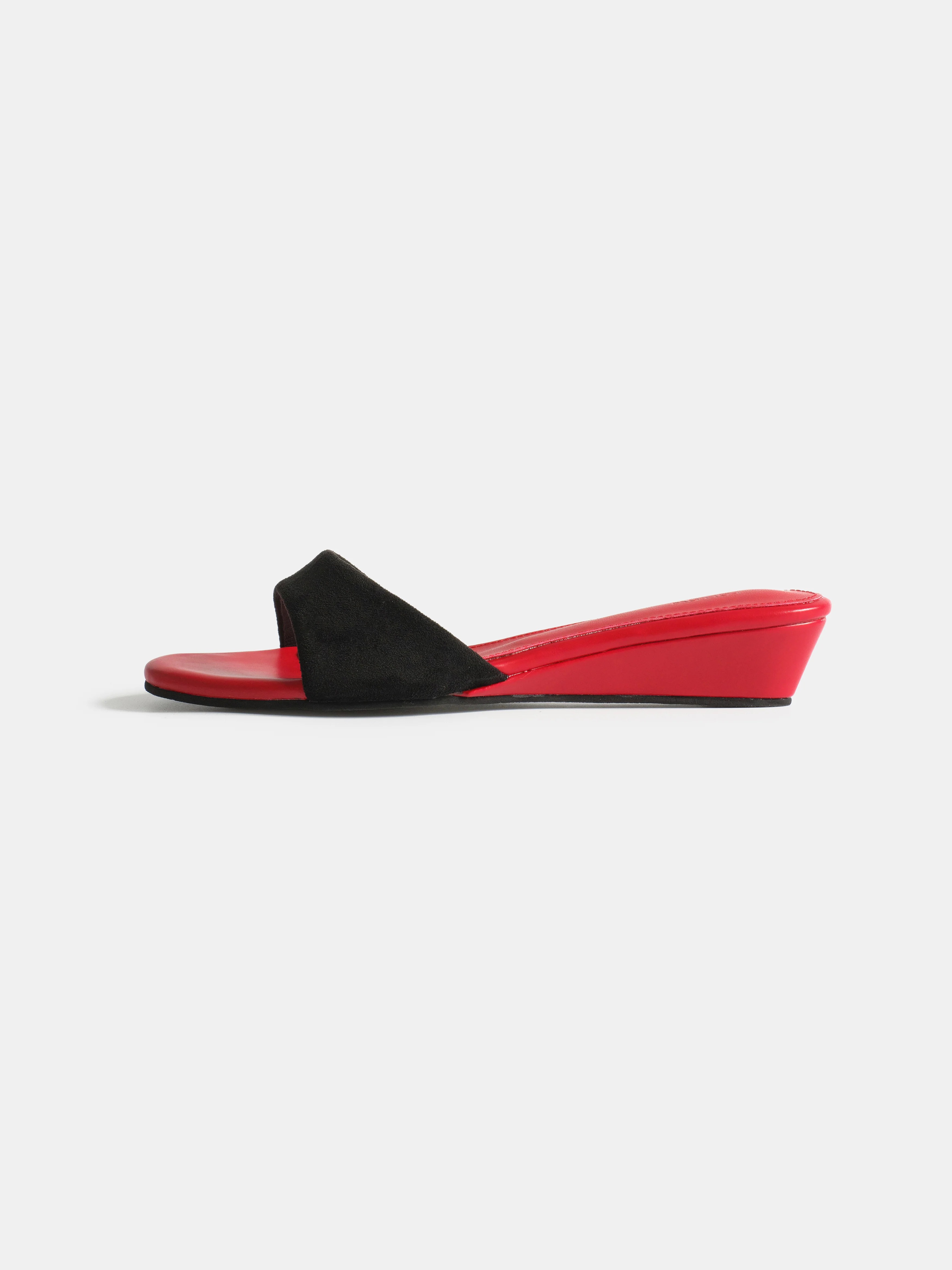 source unknown, Wedge Slide Sandals