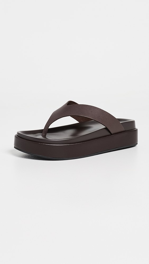 Jetta Thong Sandals - Choc Tuscon