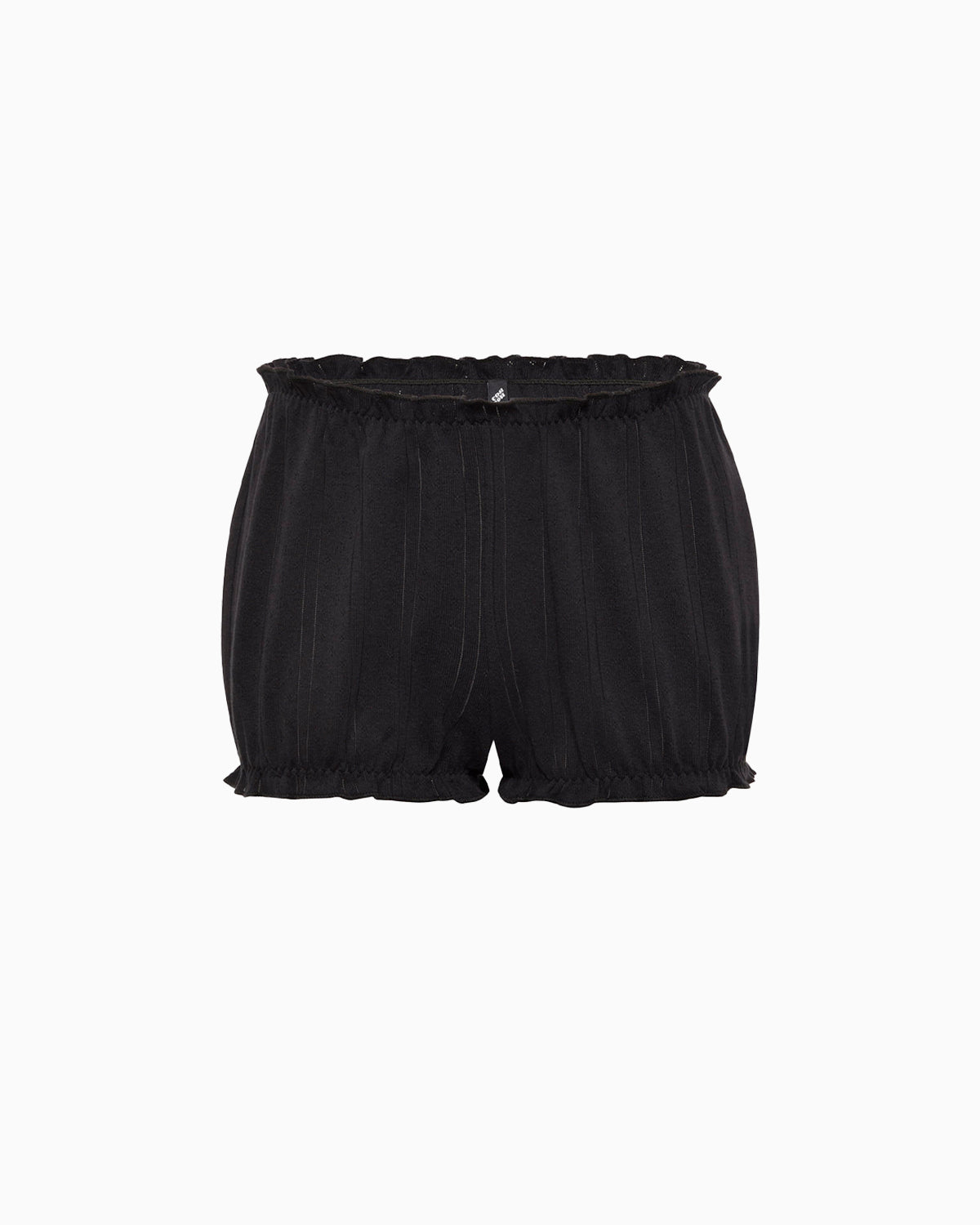 The Bloomer: Black Pointelle