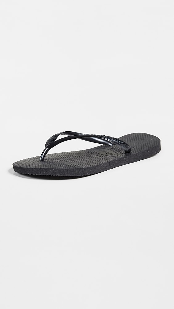 Slim Flip Flops - White