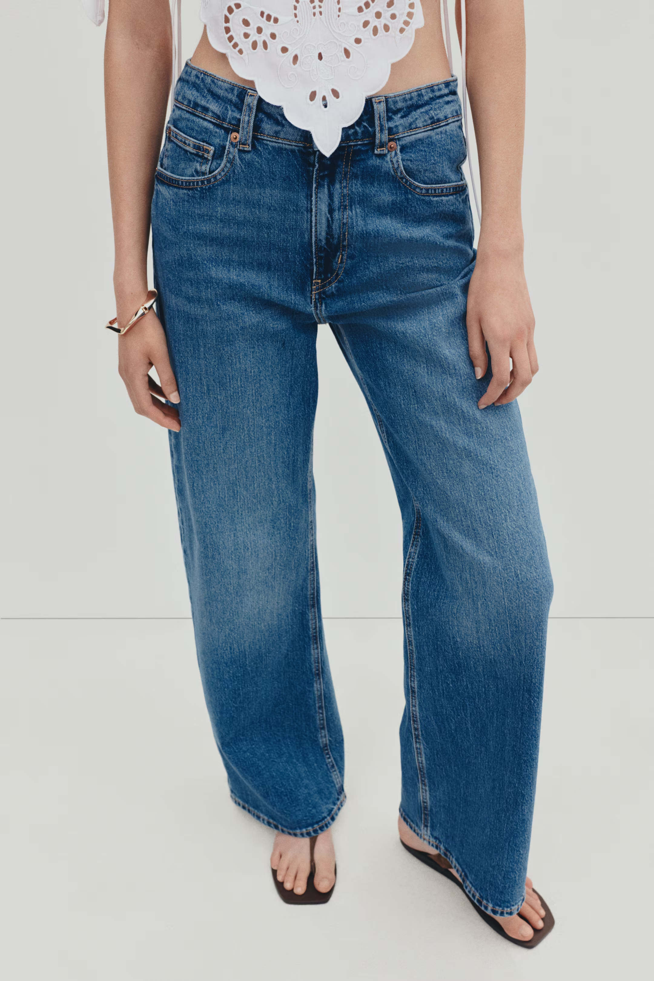 H&M, Wide High Waist Jeans