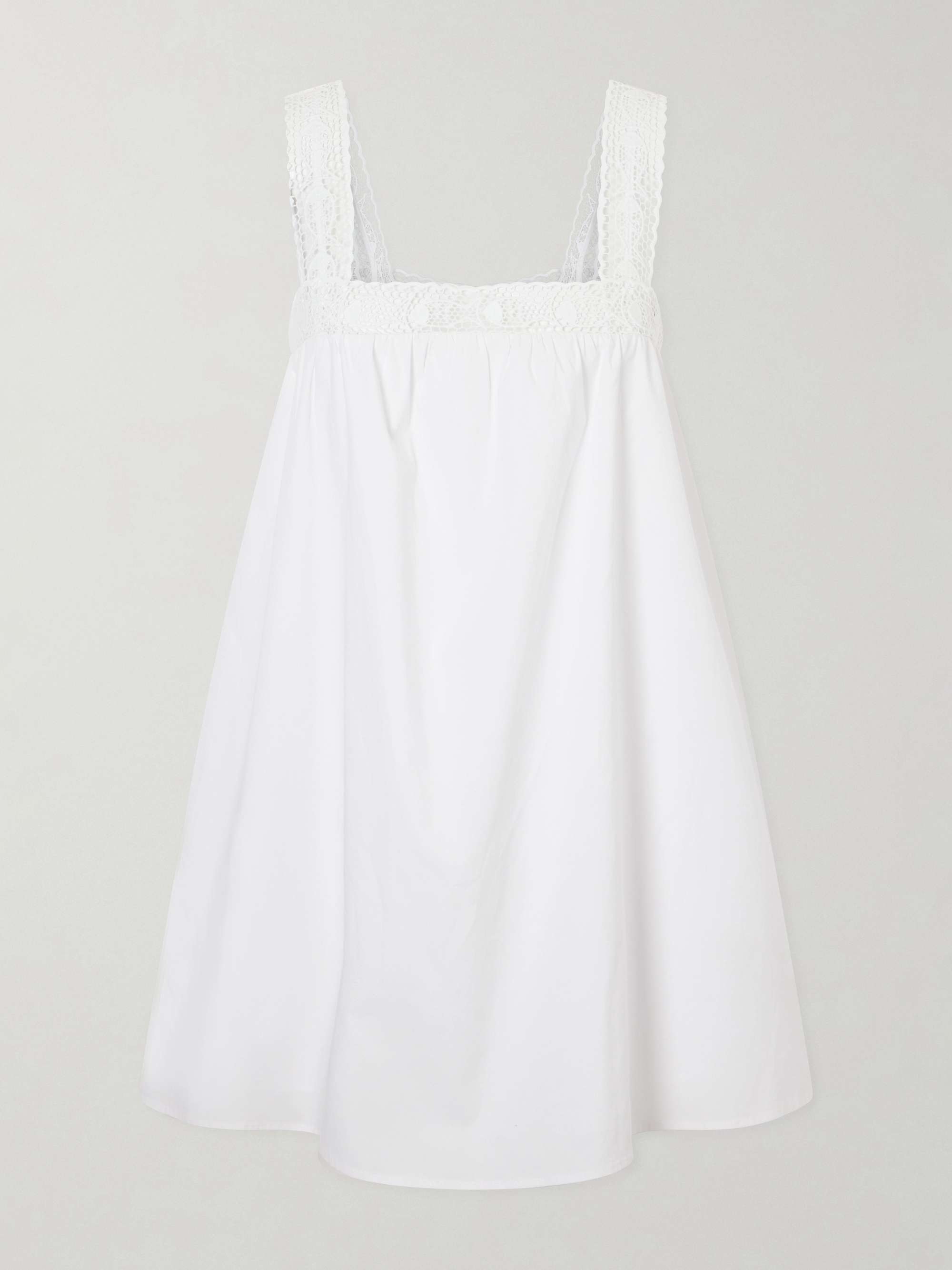 +da Adolfo Mariella Cotton-Blend Mini Dress