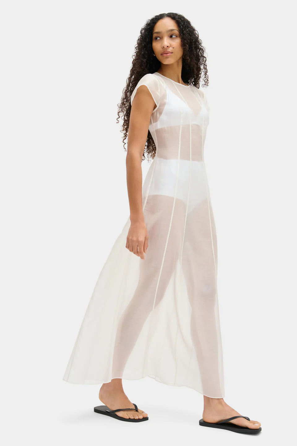 ALIGNE, Carly Sheer Maxi Dress