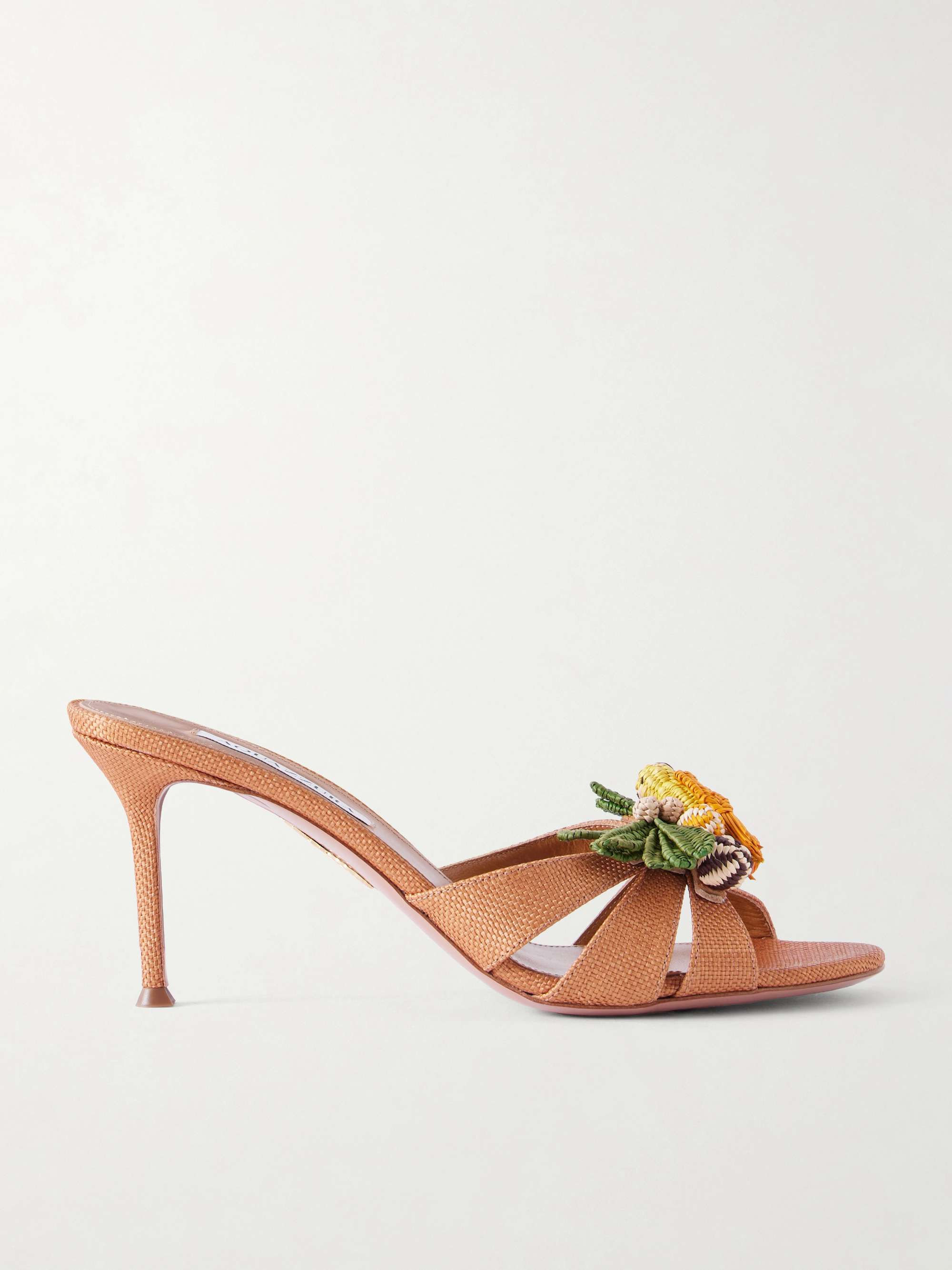 Birdsong 75 Raffia Mules