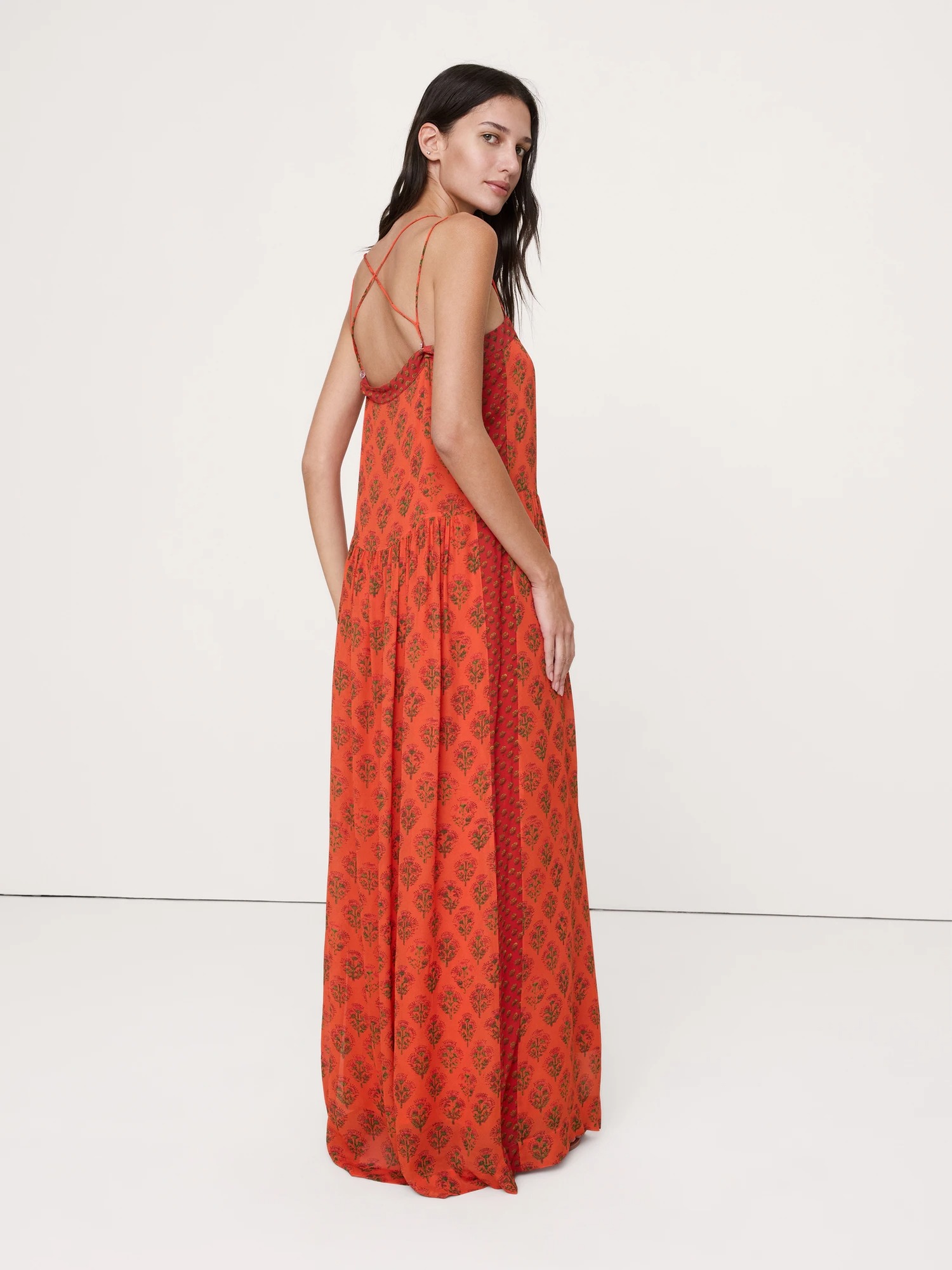 Banana Republic, Georgette Strappy Maxi Dress