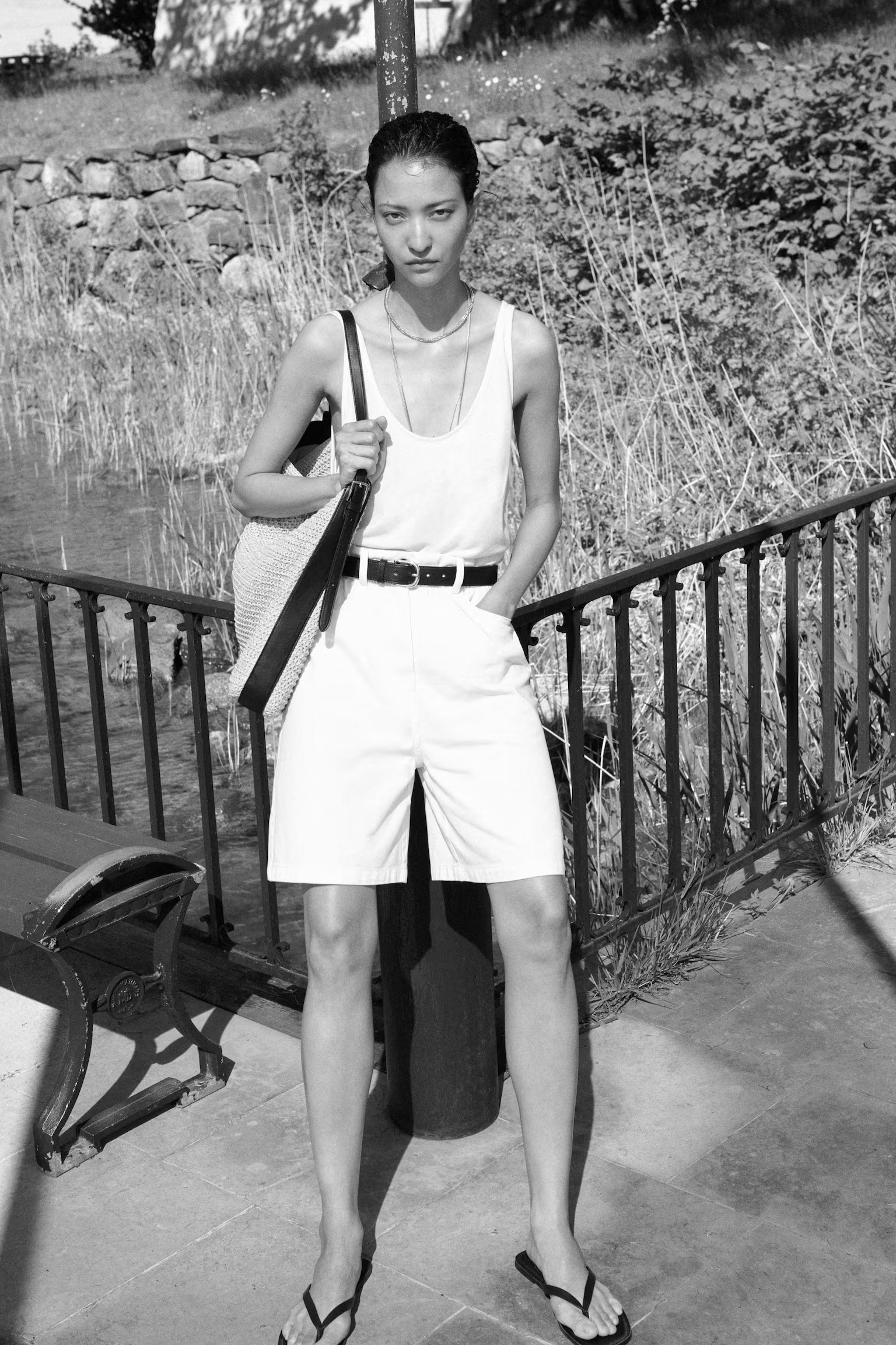 H&M, Paper Bag Bermuda Shorts