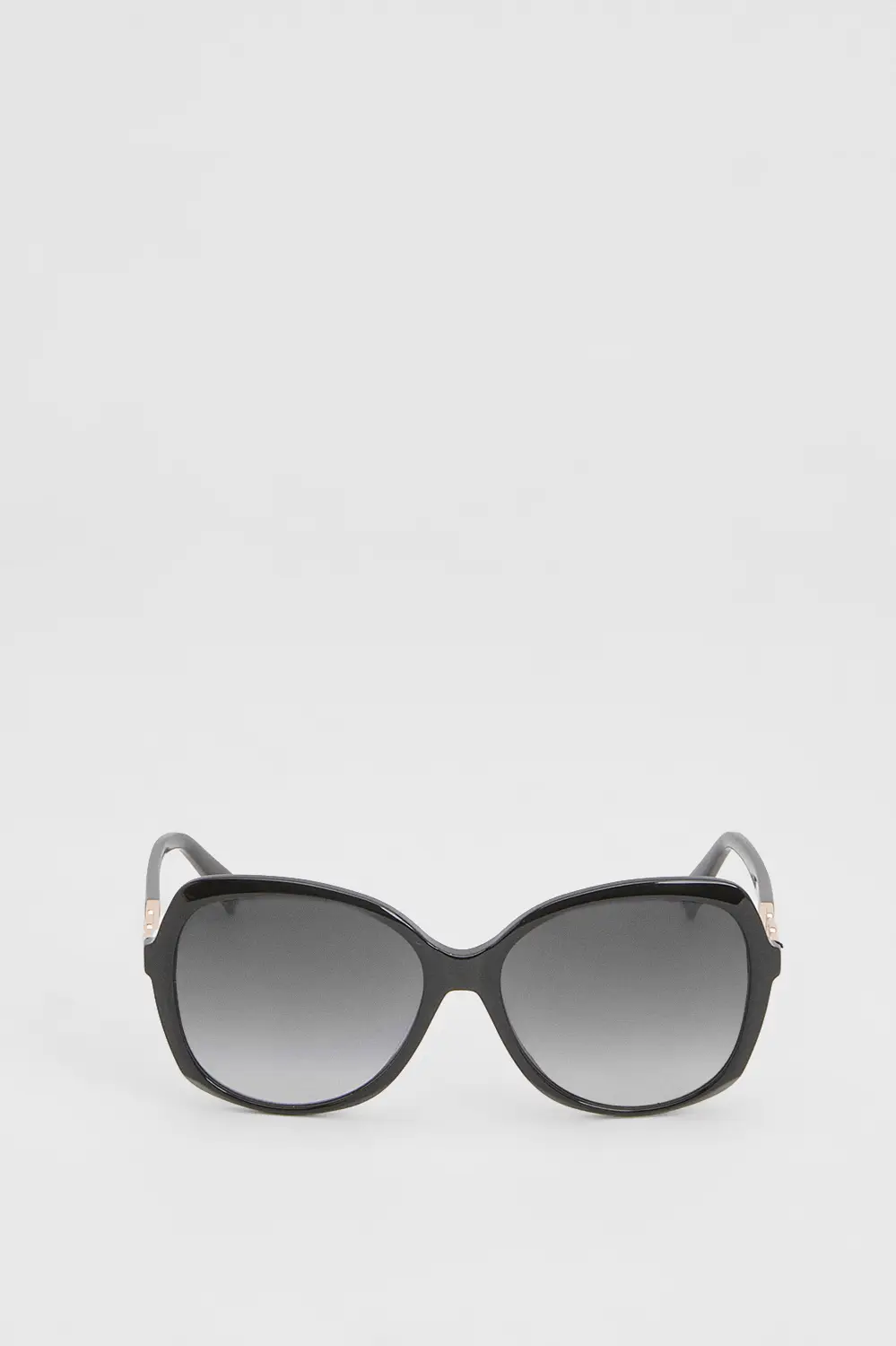 karen millen, Rounded Gold Detail Sunglasses