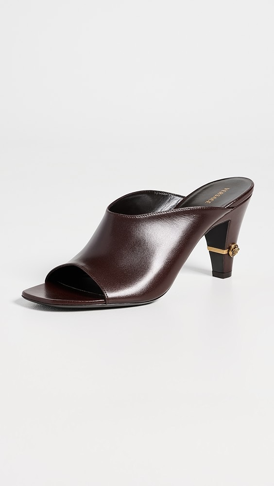 T.80 Lamb Leather Mules - 1nm1j Moka Gold '82