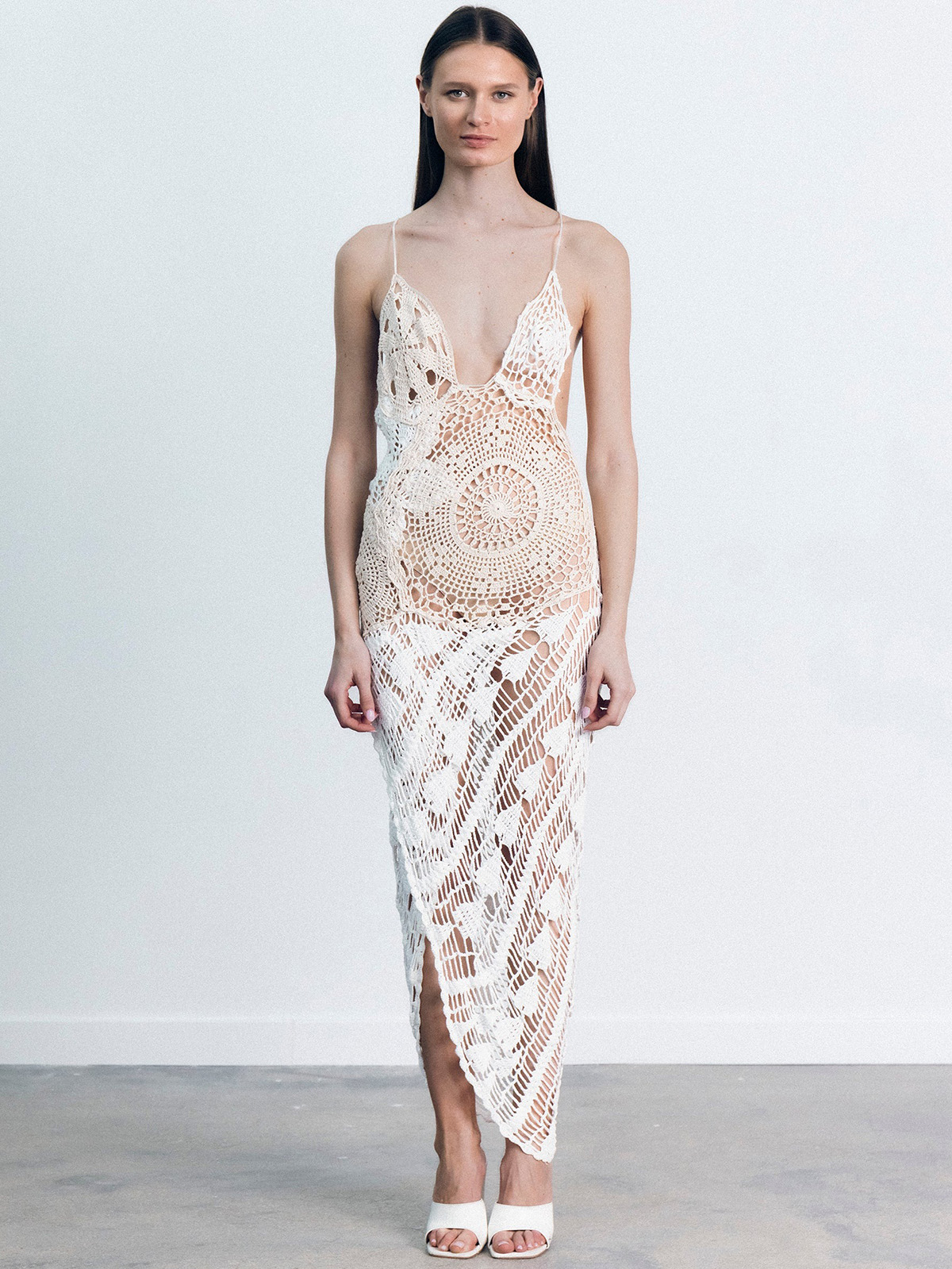 Laurita Crochet Dress - Small