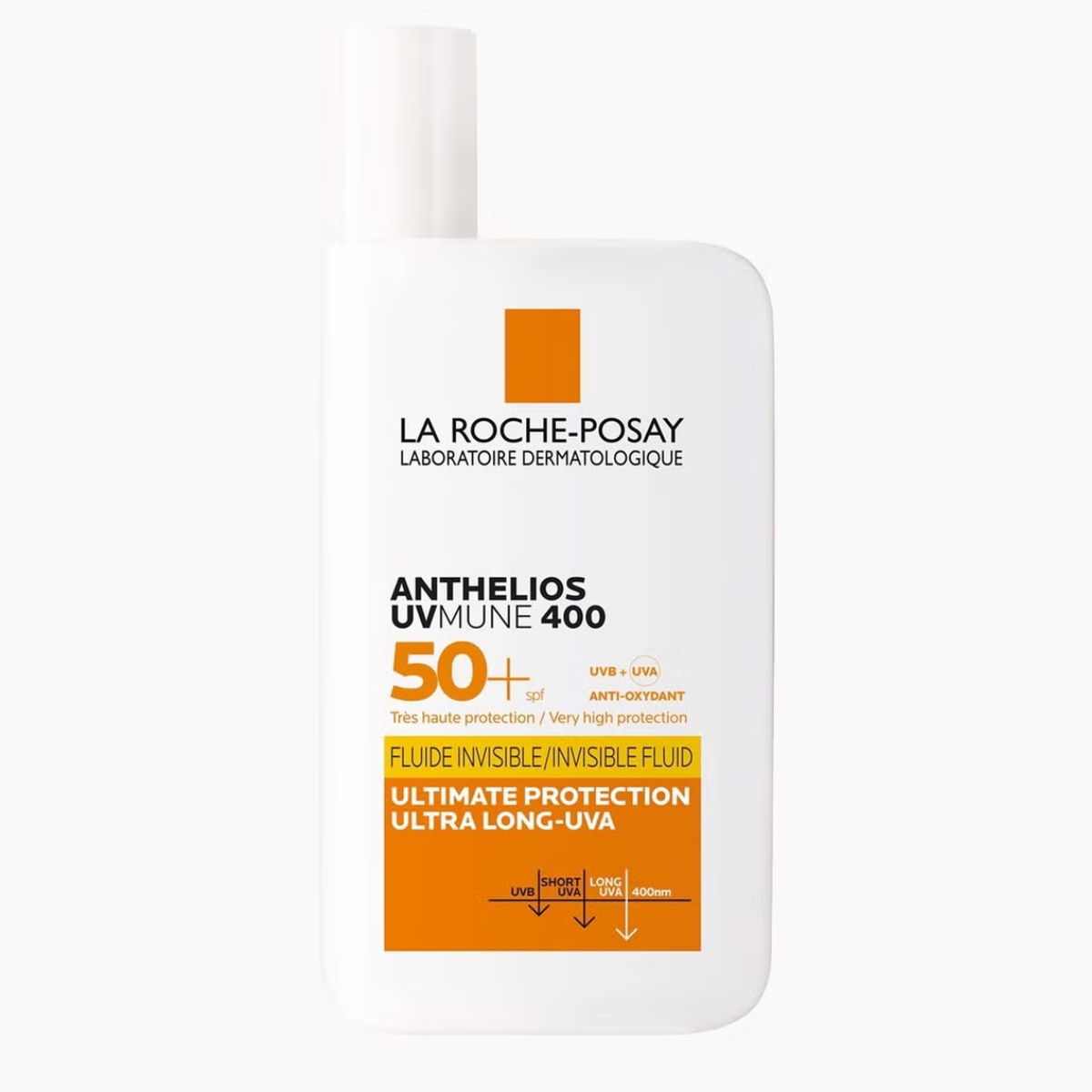 La Roche-Posay , Anthelios Uvmune 400 Invisible Fluid Non-Perfumed Suncream Spf50+