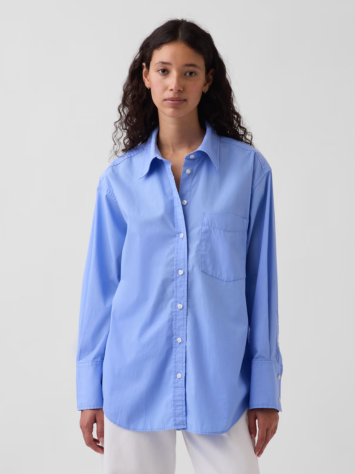 Gap Organic Cotton Poplin Big Shirt.