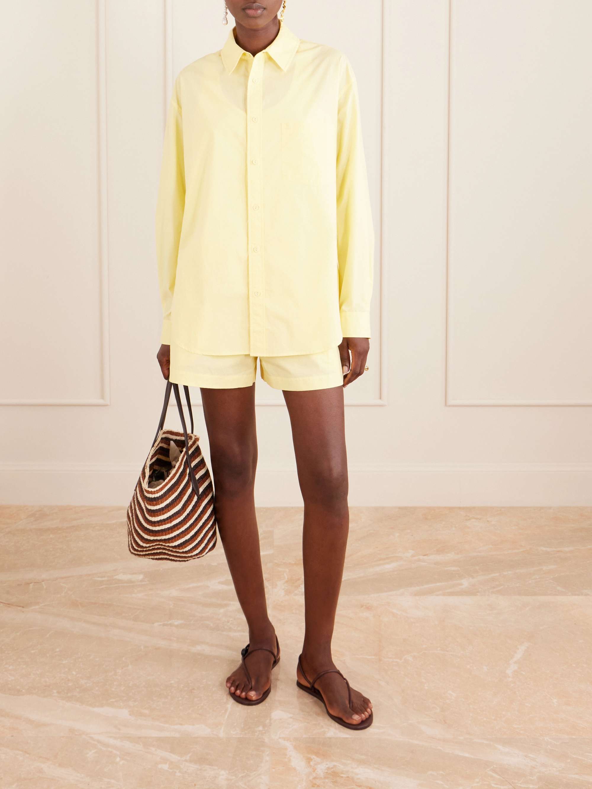 Organic Cotton-Poplin Shirt