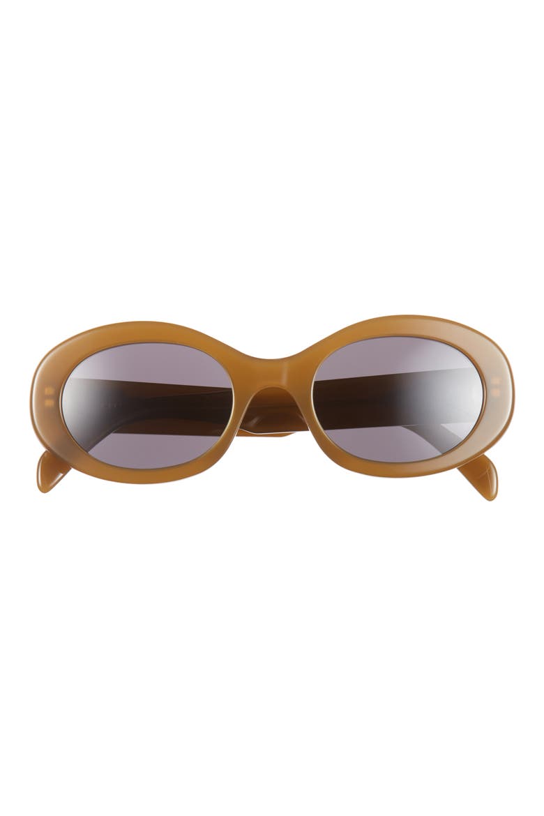 Triomphe 52mm Oval Sunglasses
