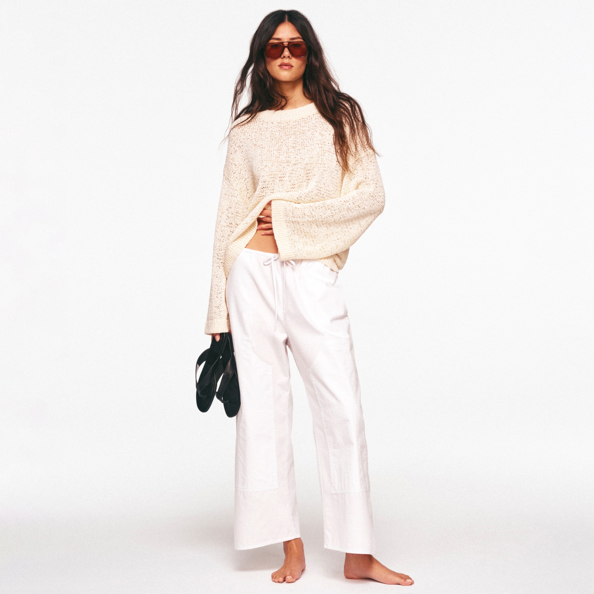J.Crew, Luna Pant in Cotton Poplin