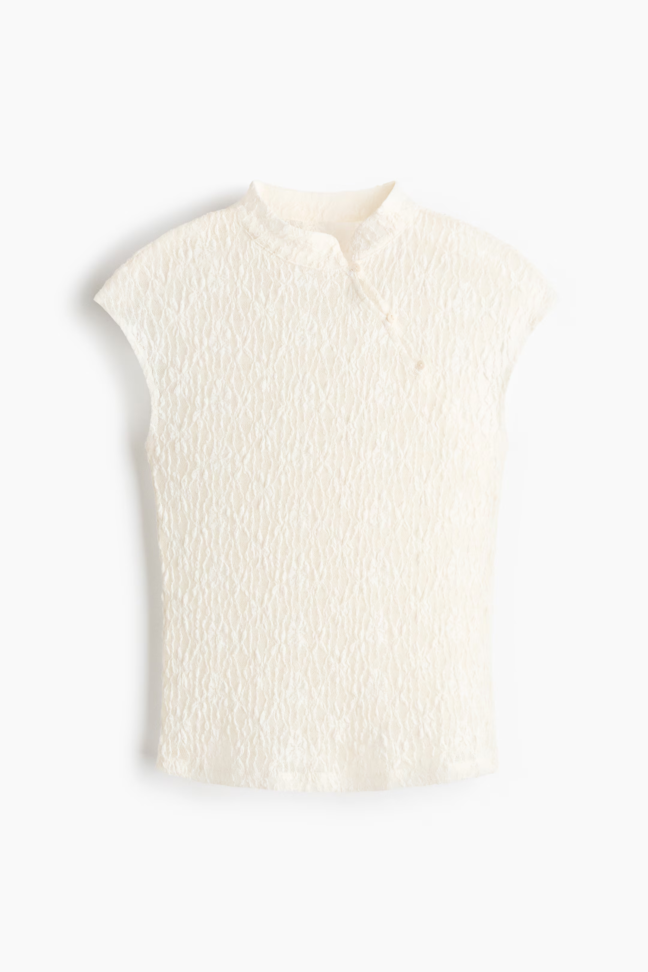H&M, Cap-Sleeved Lace Top