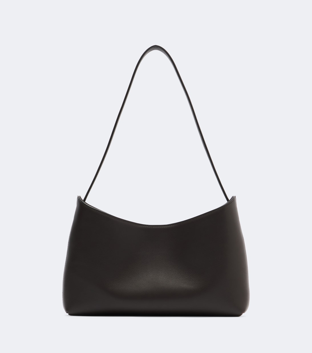 Alma Small Leather Shoulder Bag in Brown - the Row