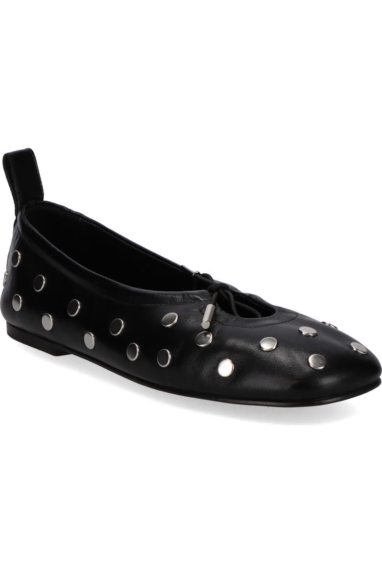 Rosalind Studded Leather Flat