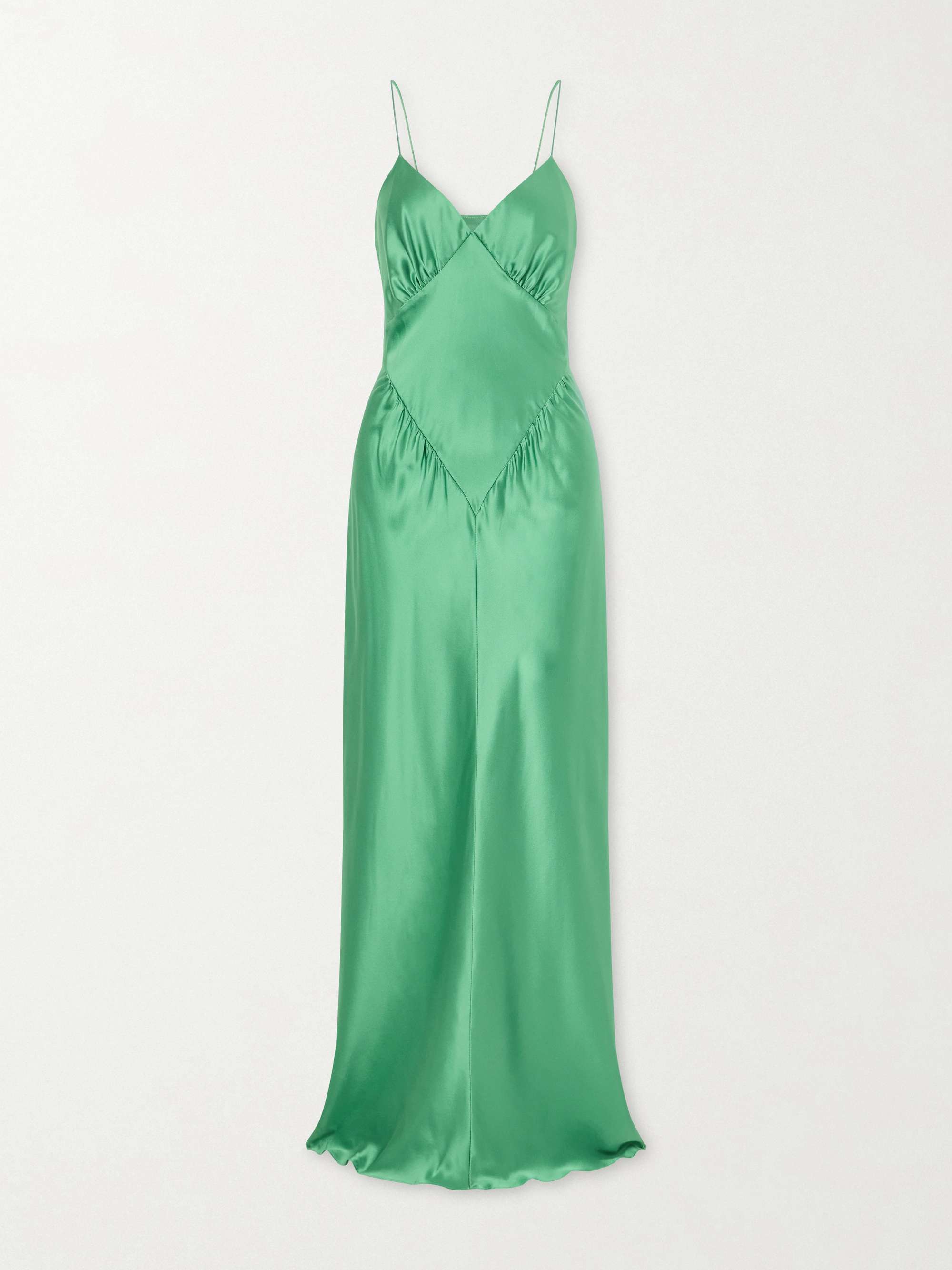 Aire Silk-Satin Maxi Dress