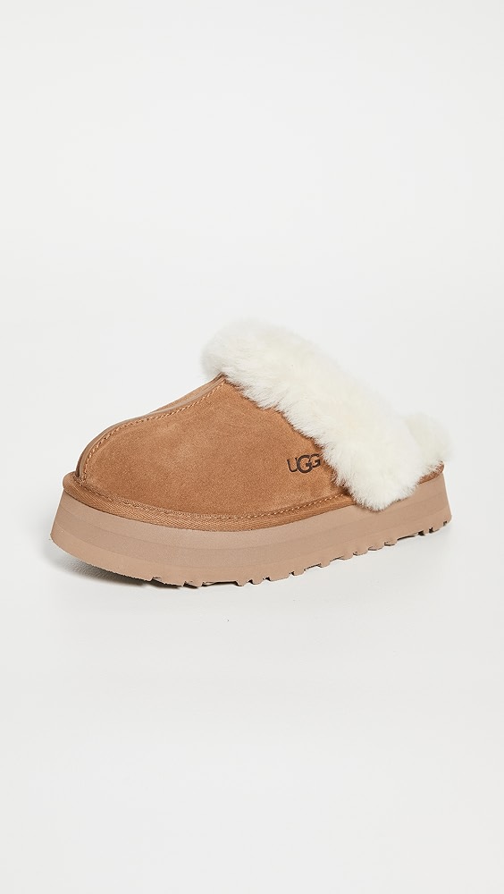 Disquette Slippers - Chestnut