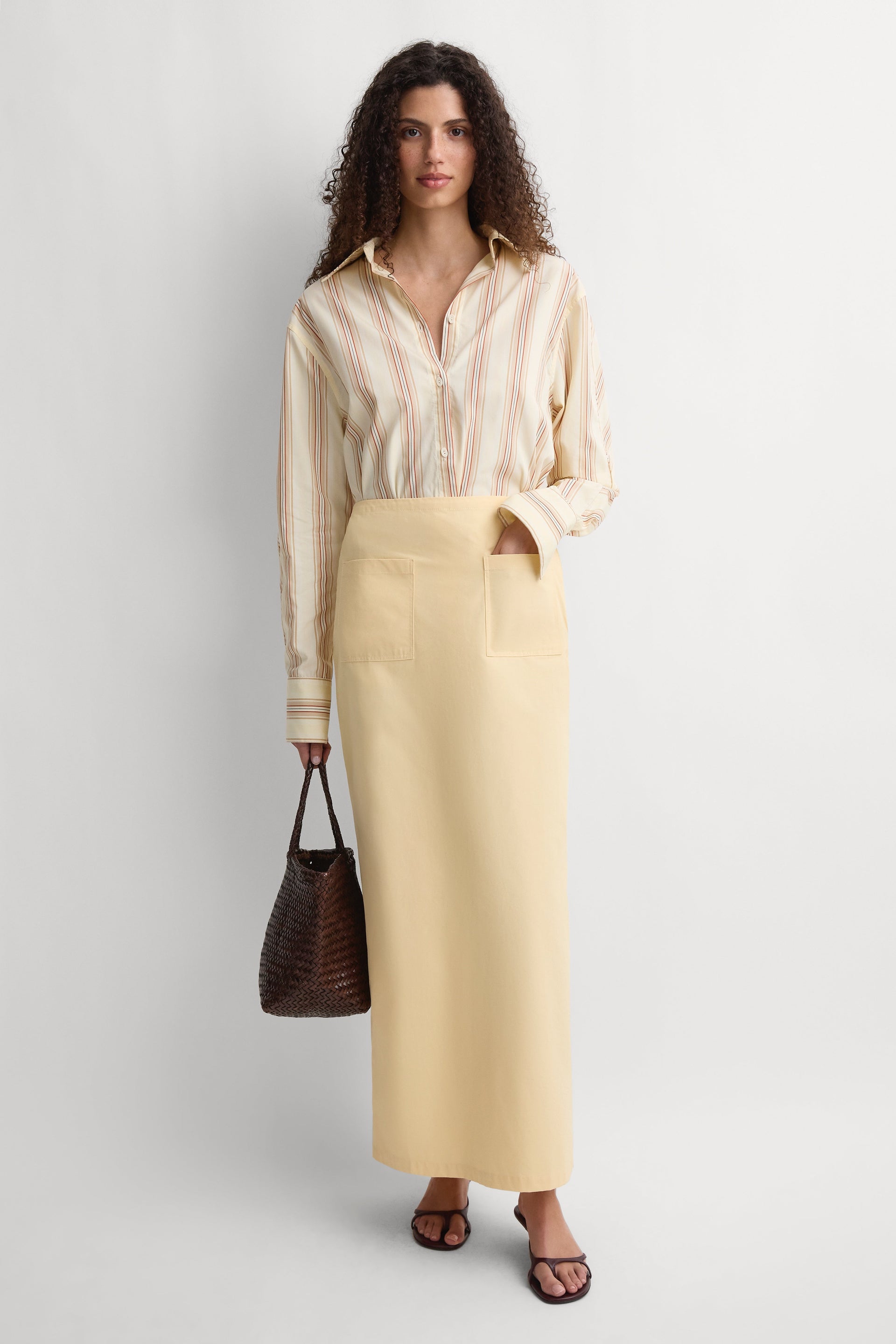 The Pocket Skirt Straw - Xs / Straw