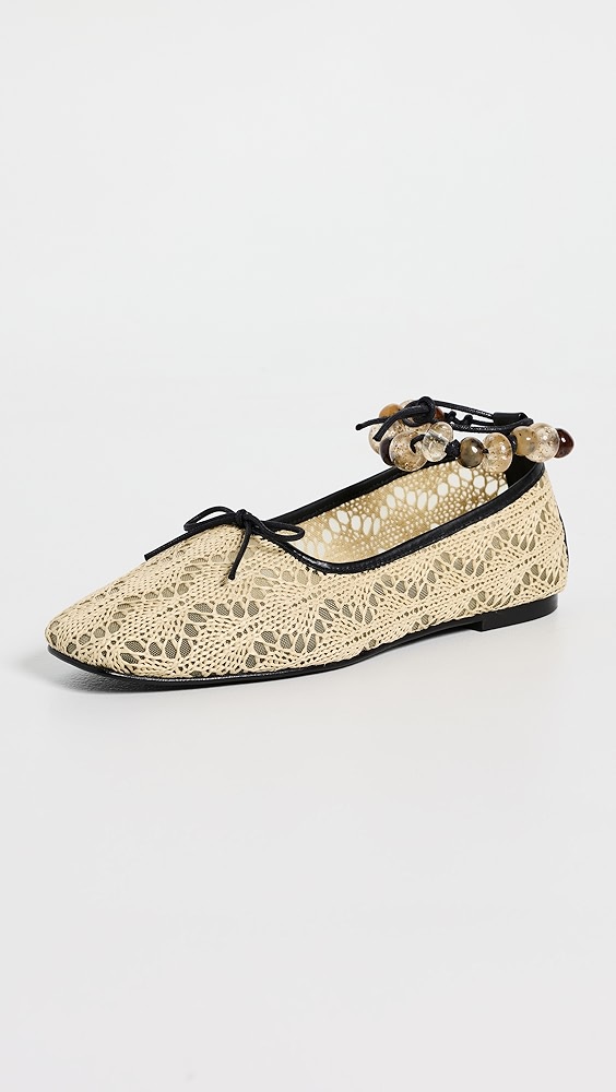 Jada X Lorna Murray Flats - Natural Diamond Raffia